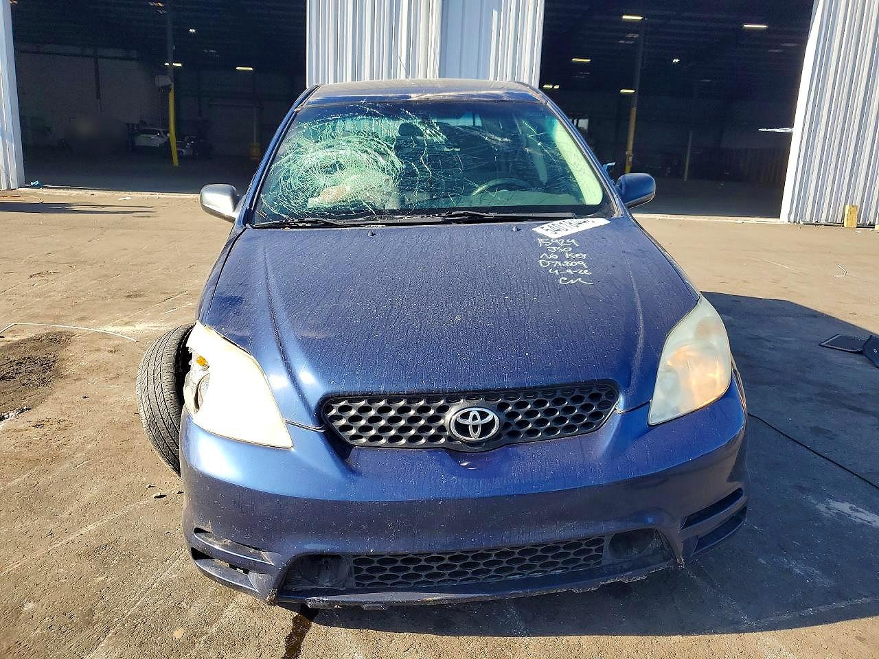 2003 Toyota Corolla Matrix Blue vin: 2T1KR32E63C076809