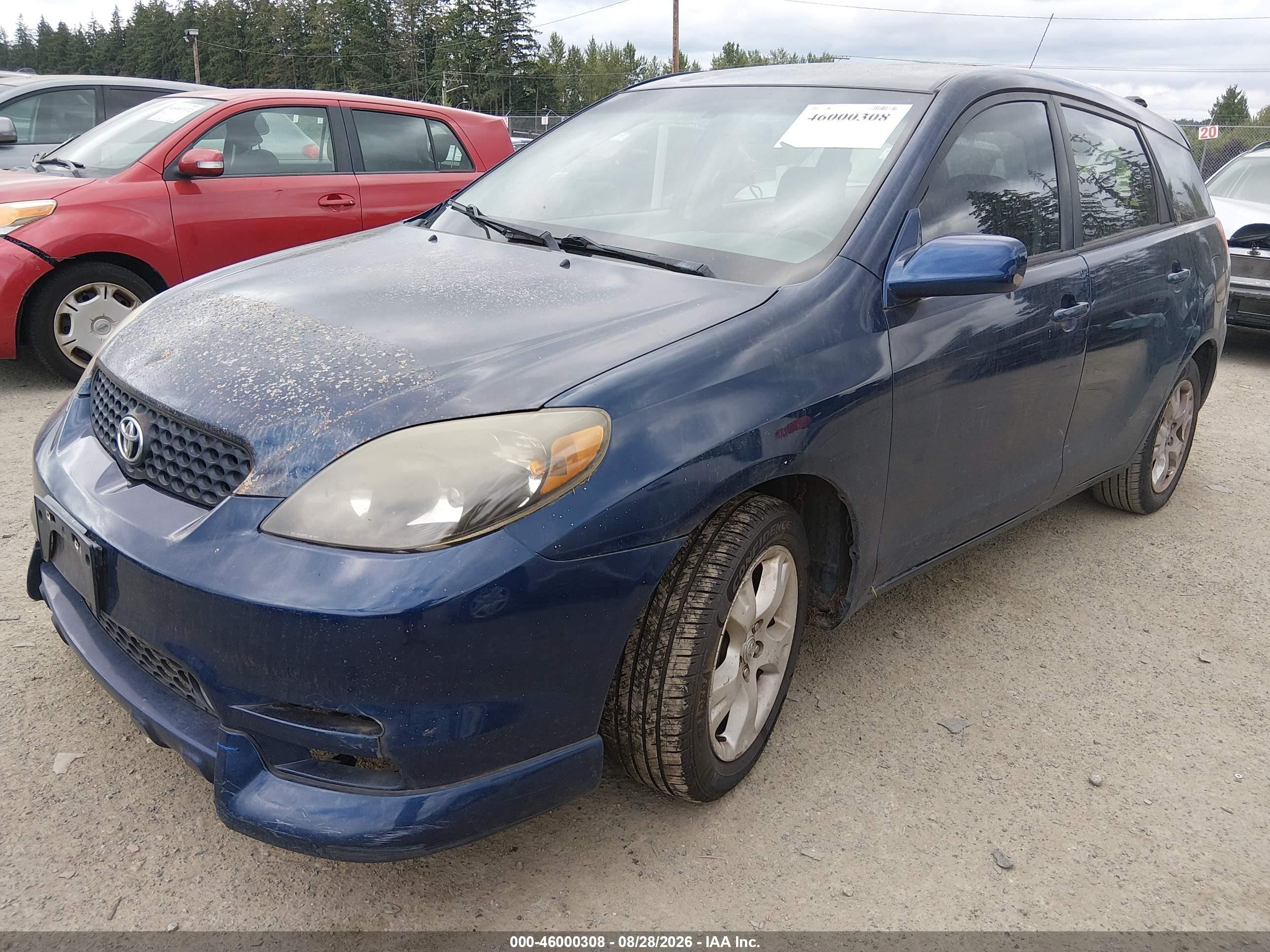 2003 Toyota Matrix Xr Black vin: 2T1KR32E63C115771