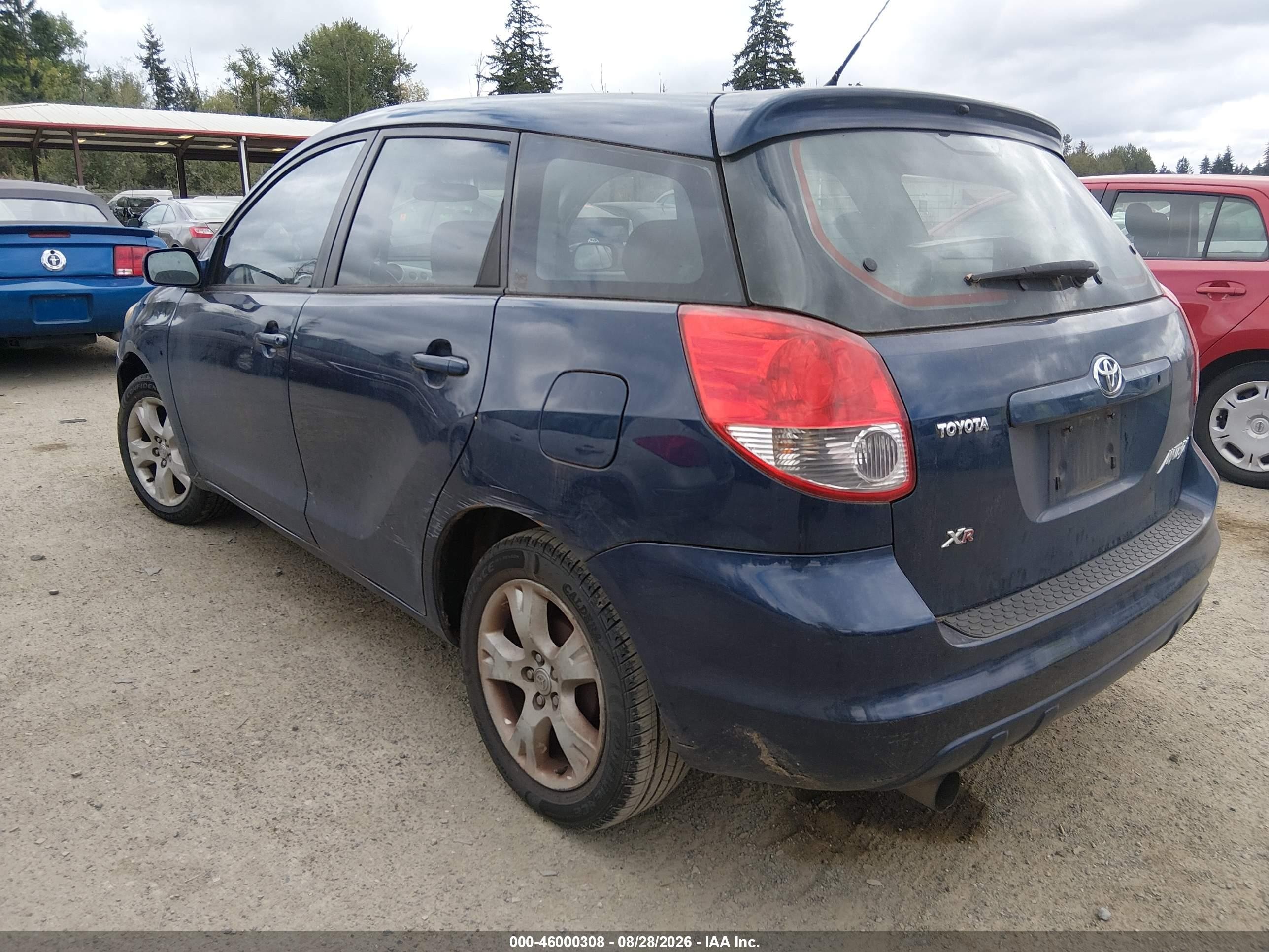 2003 Toyota Matrix Xr Black vin: 2T1KR32E63C115771