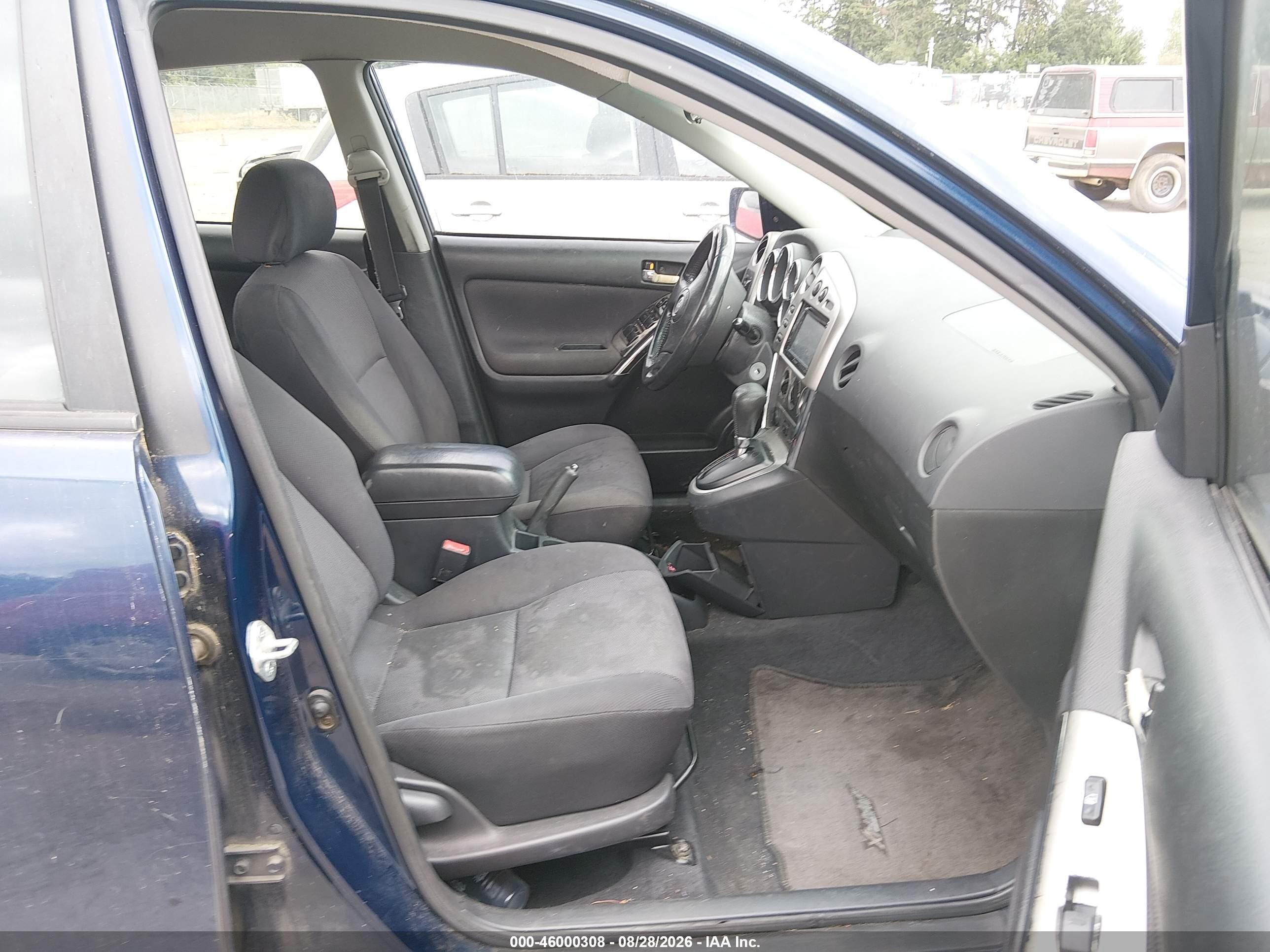 2003 Toyota Matrix Xr Black vin: 2T1KR32E63C115771
