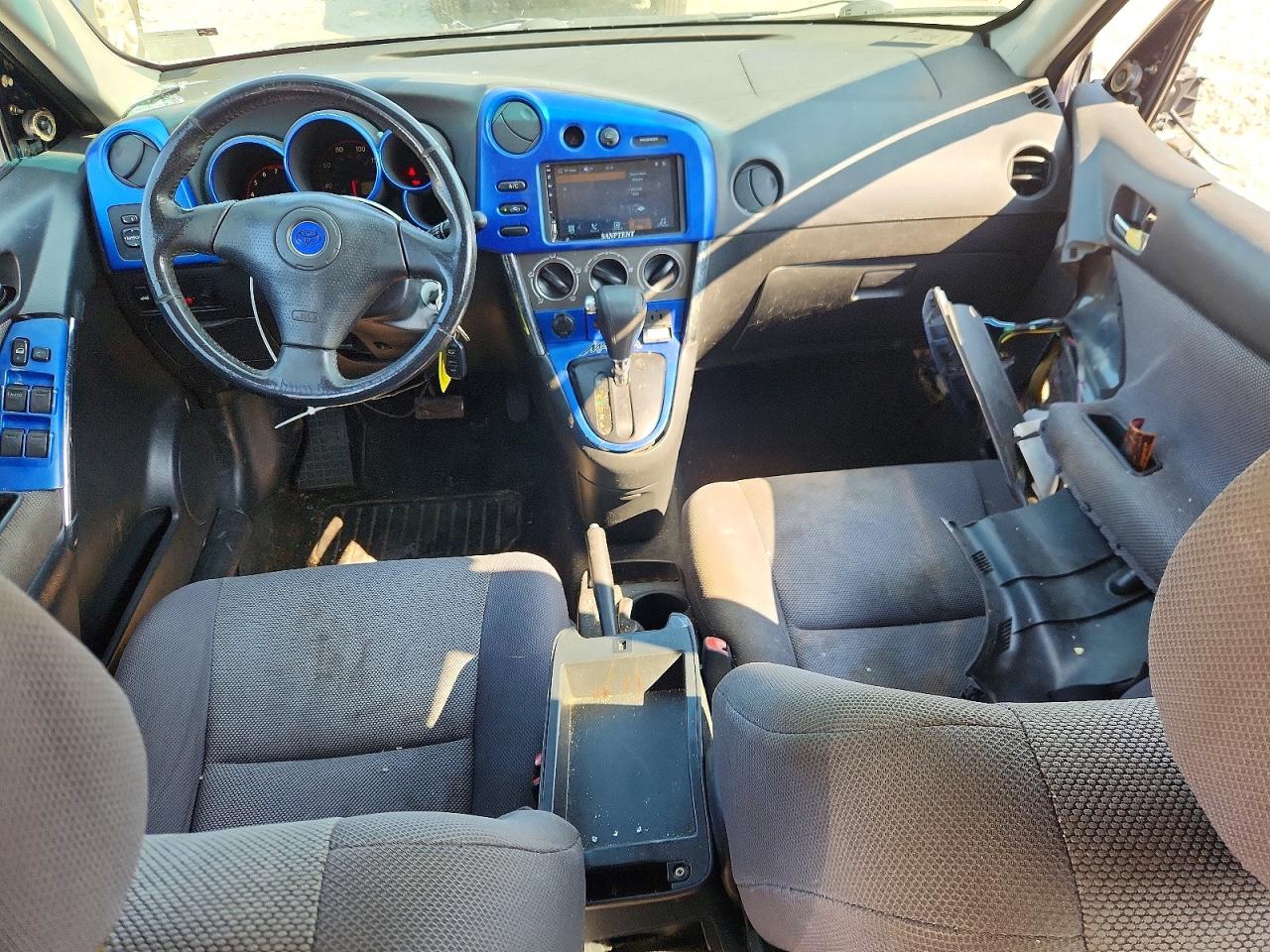 2004 Toyota Matrix Xr Blue vin: 2T1KR32E64C183831