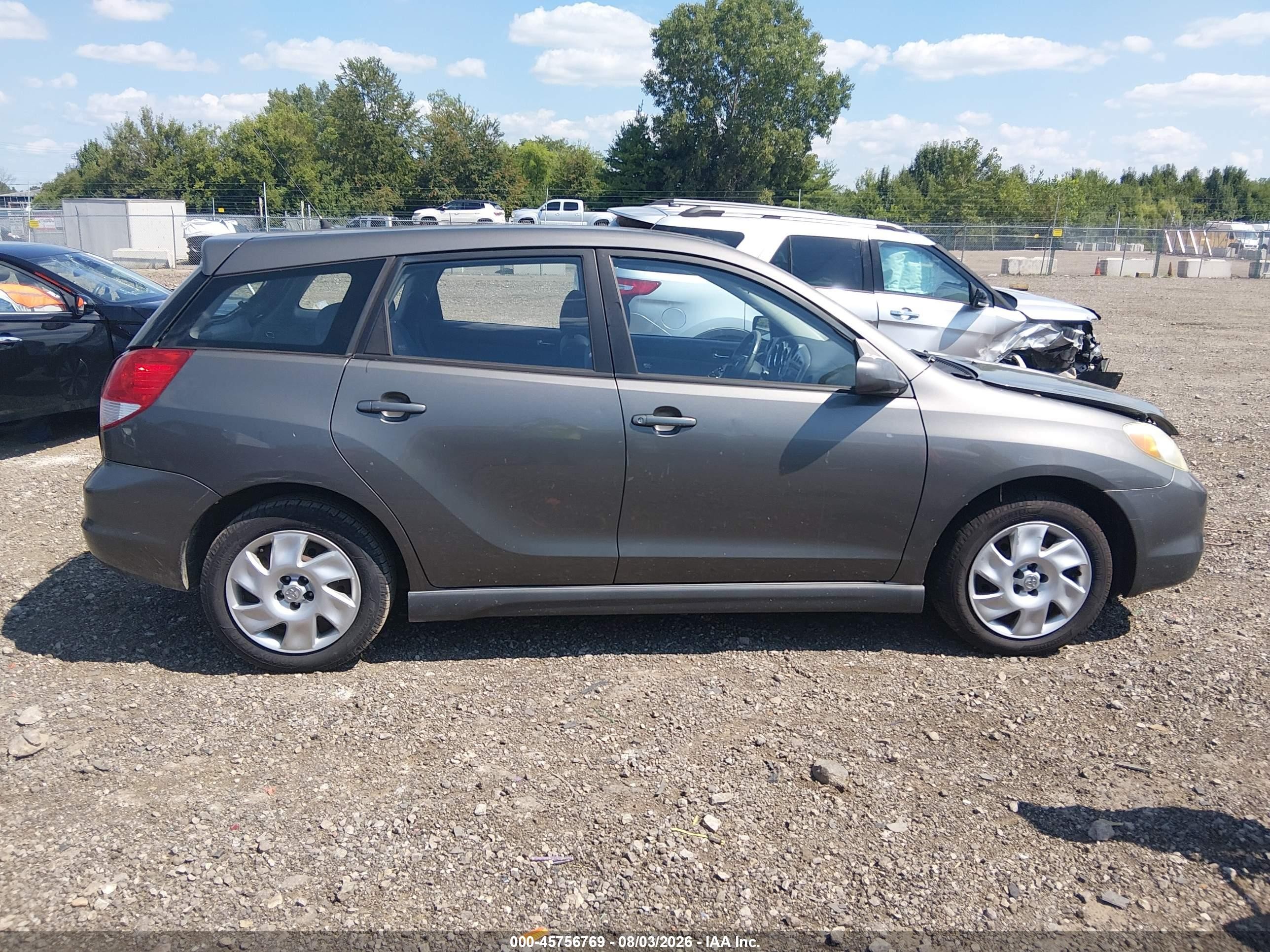 2004 Toyota Matrix Xr Gray vin: 2T1KR32E64C212275