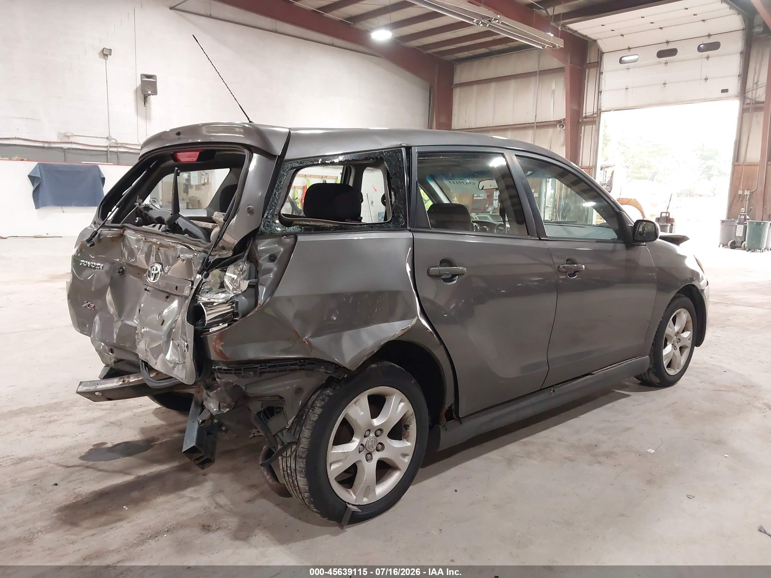 2004 Toyota Matrix Xr Gray vin: 2T1KR32E64C265977