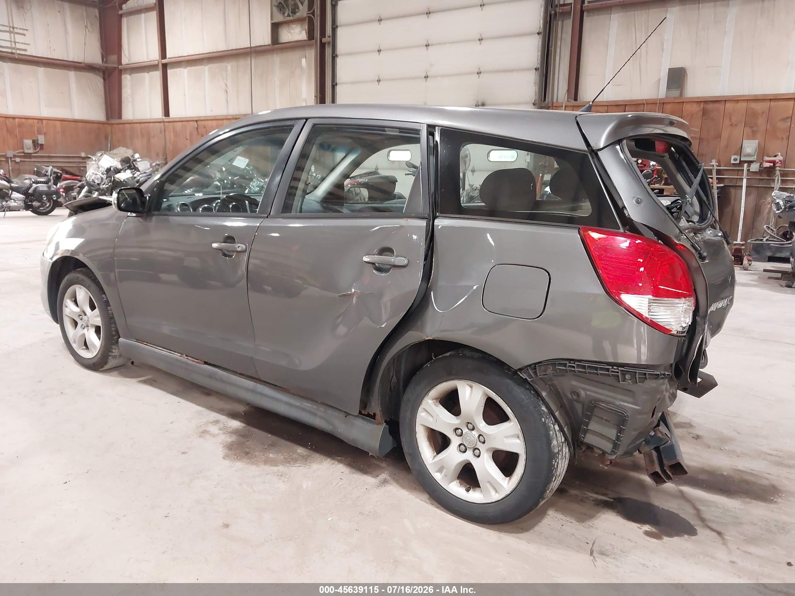 2004 Toyota Matrix Xr Gray vin: 2T1KR32E64C265977