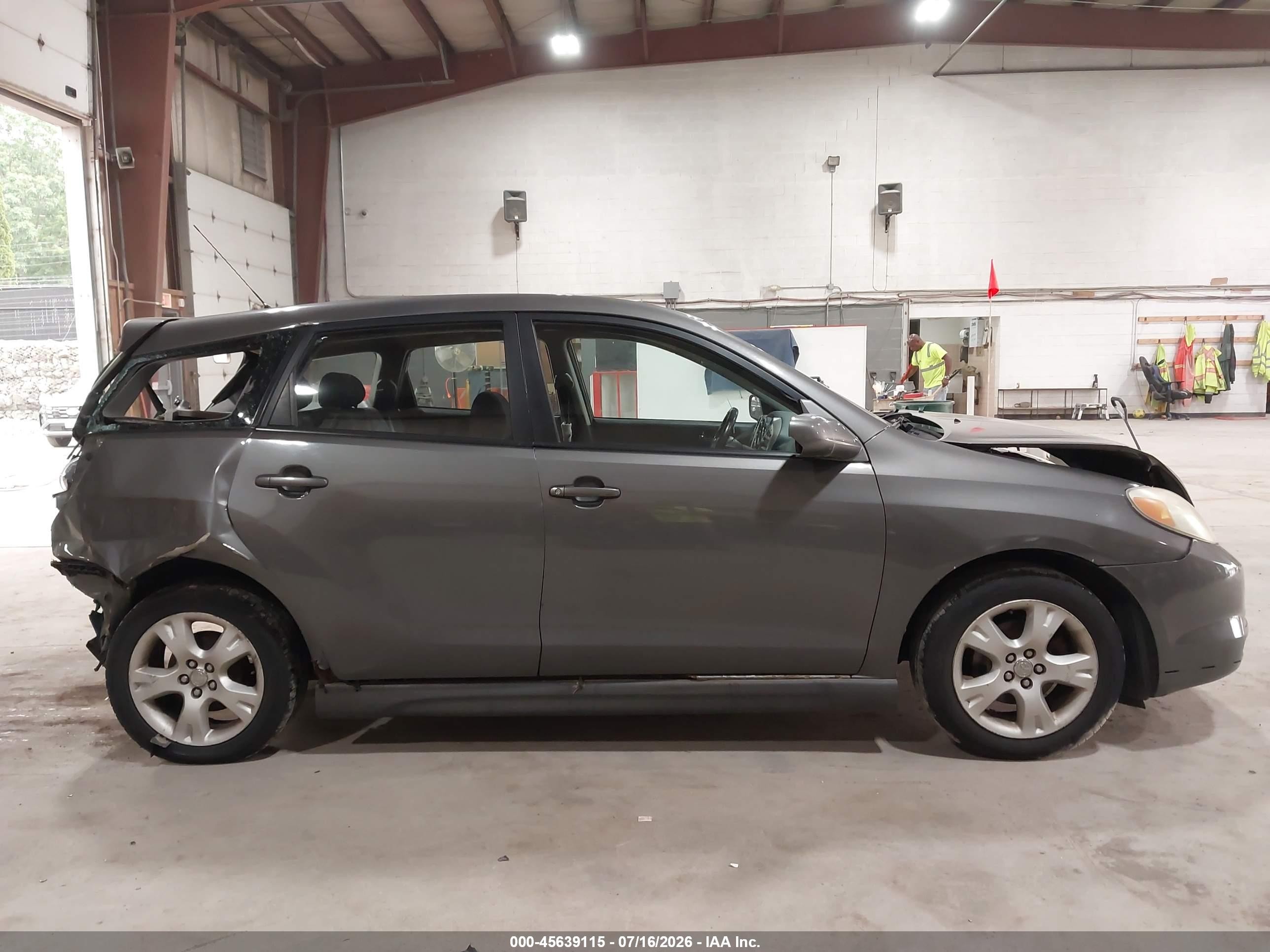 2004 Toyota Matrix Xr Gray vin: 2T1KR32E64C265977