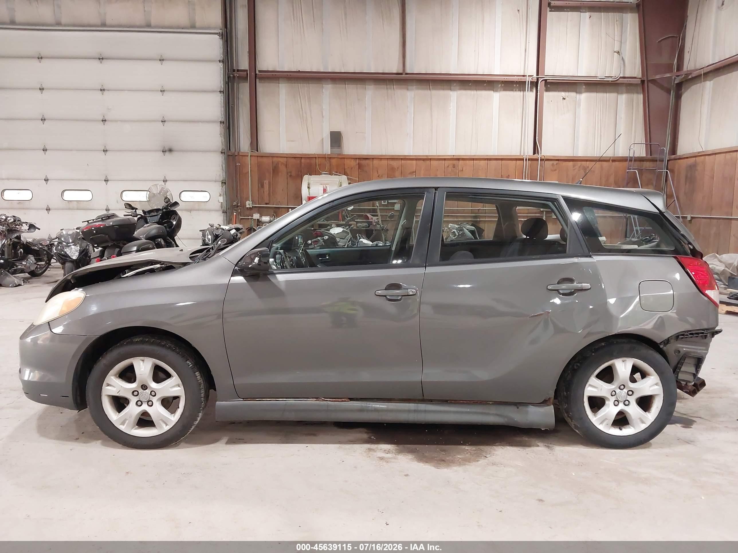 2004 Toyota Matrix Xr Gray vin: 2T1KR32E64C265977