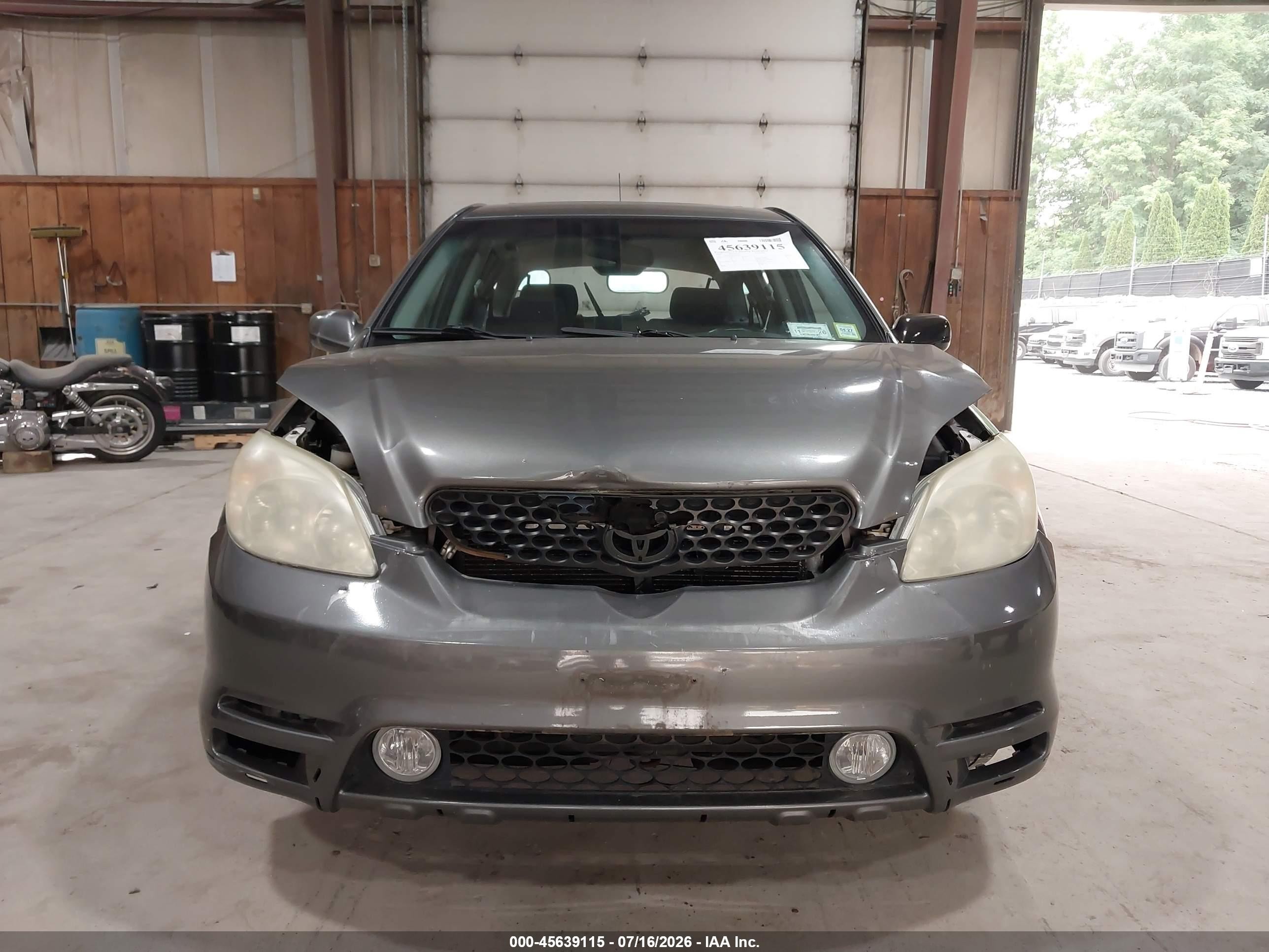 2004 Toyota Matrix Xr Gray vin: 2T1KR32E64C265977
