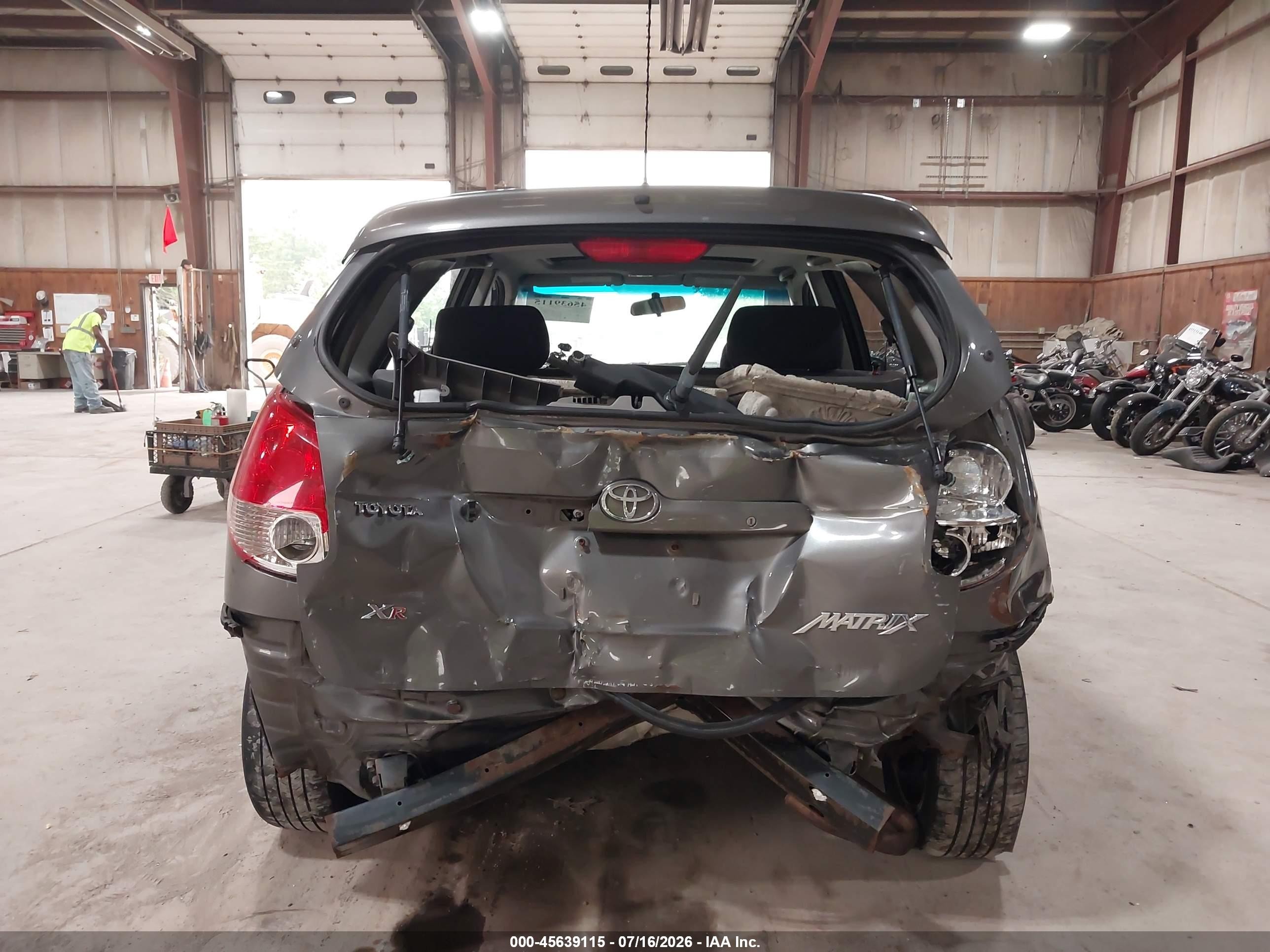 2004 Toyota Matrix Xr Gray vin: 2T1KR32E64C265977