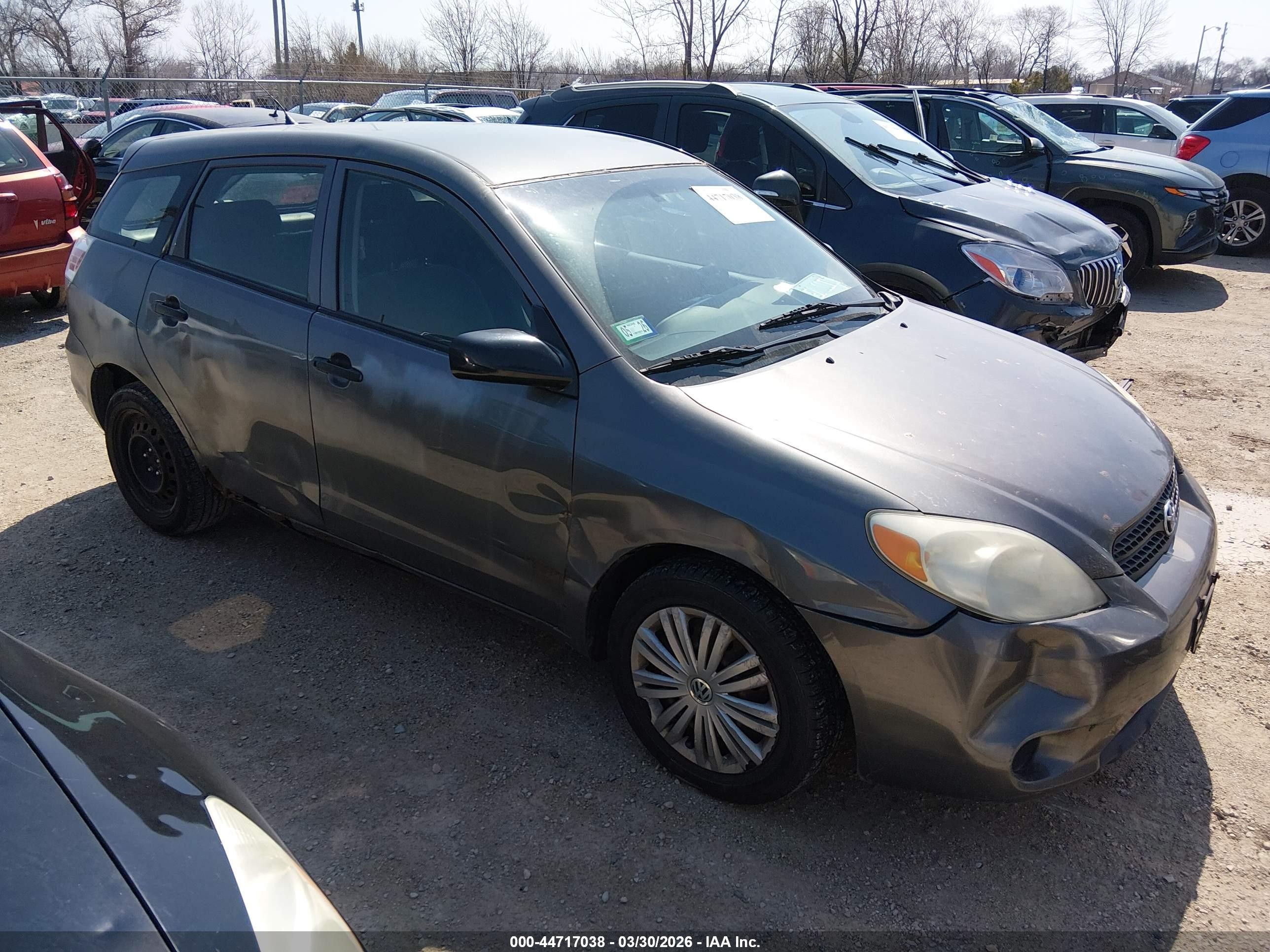 2005 Toyota Matrix   Gray vin: 2T1KR32E65C322146