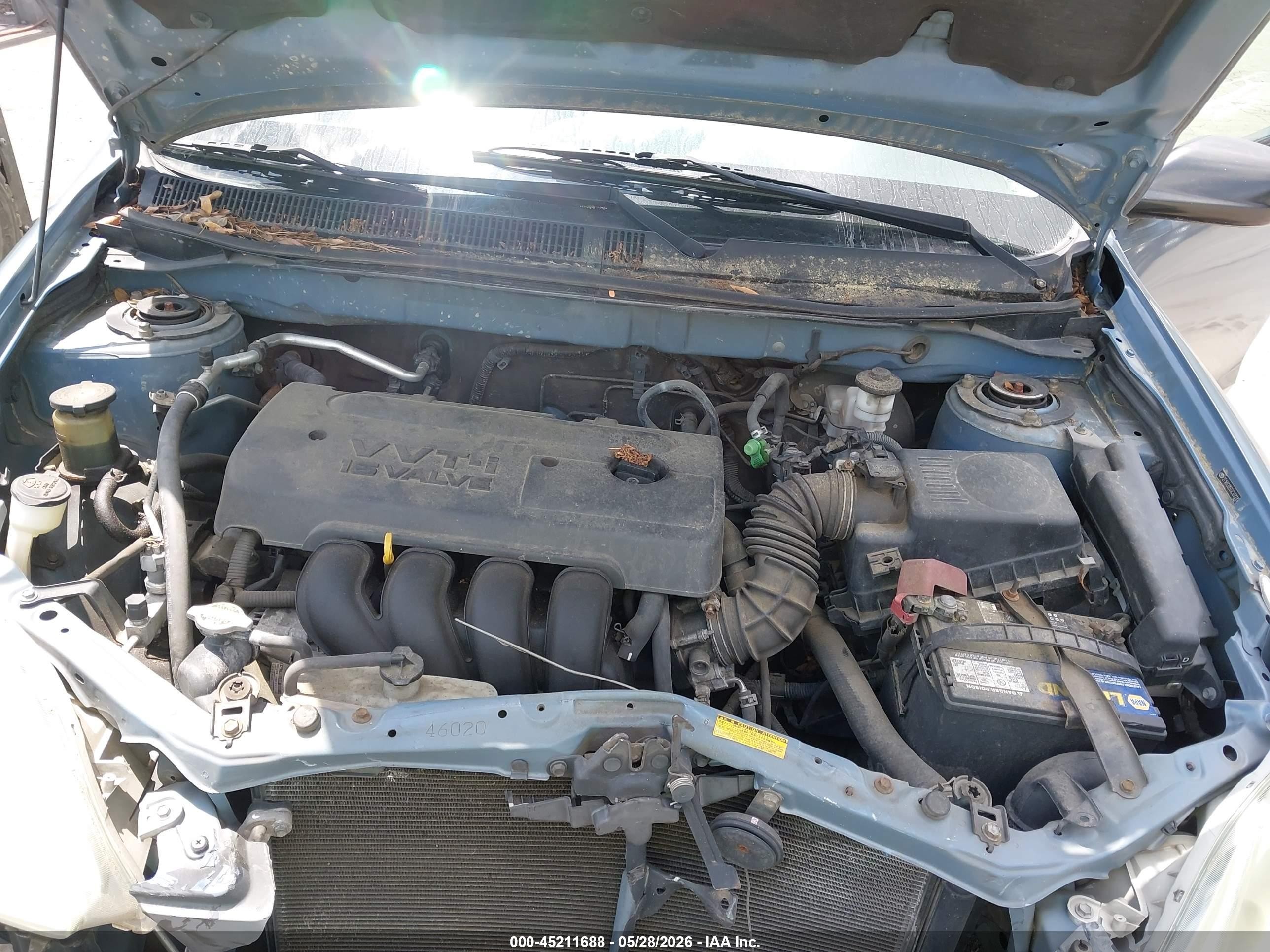 2005 Toyota Matrix   Blue vin: 2T1KR32E65C327220