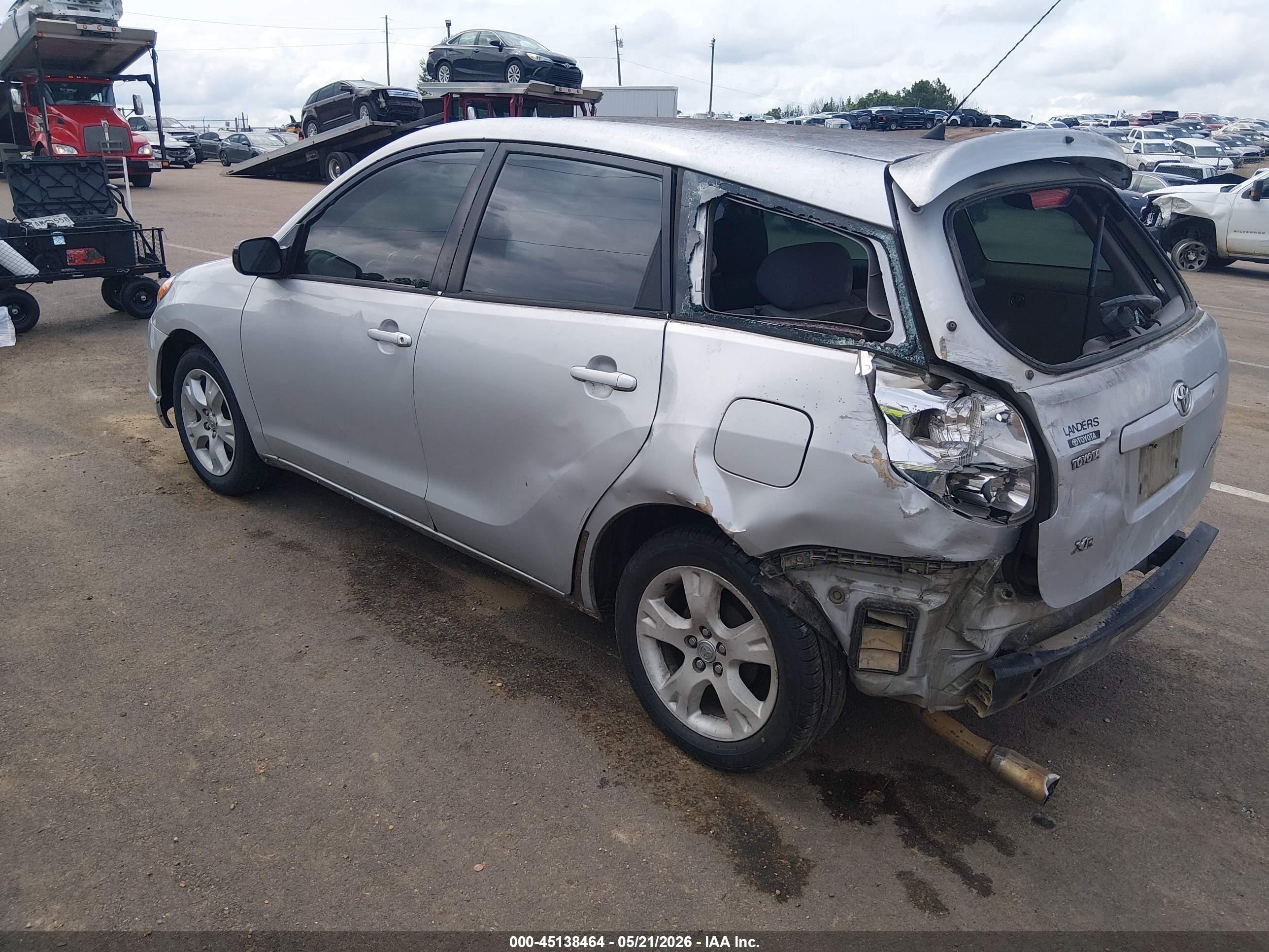 2005 Toyota Matrix Xr Silver vin: 2T1KR32E65C381696