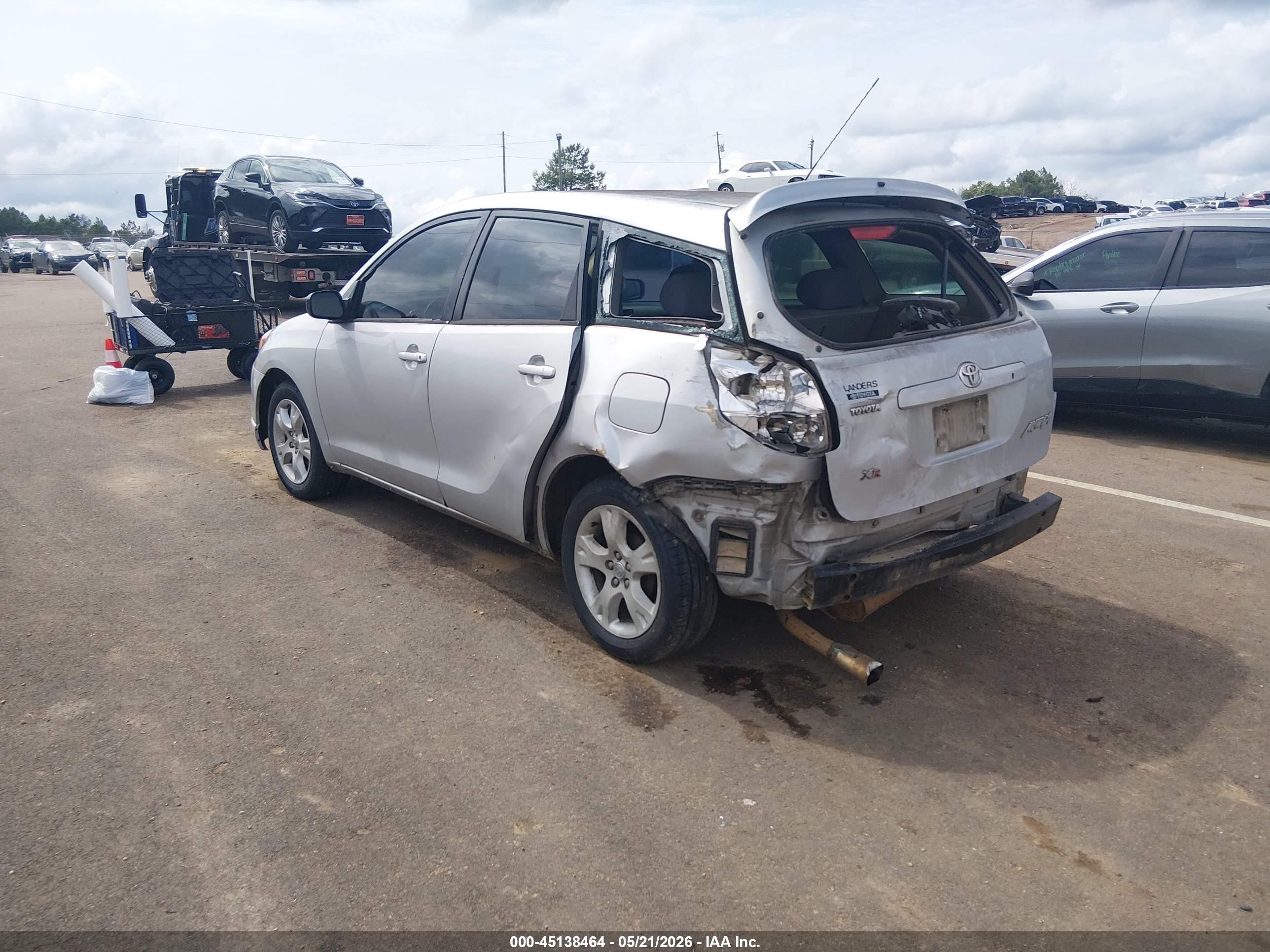 2005 Toyota Matrix Xr Silver vin: 2T1KR32E65C381696