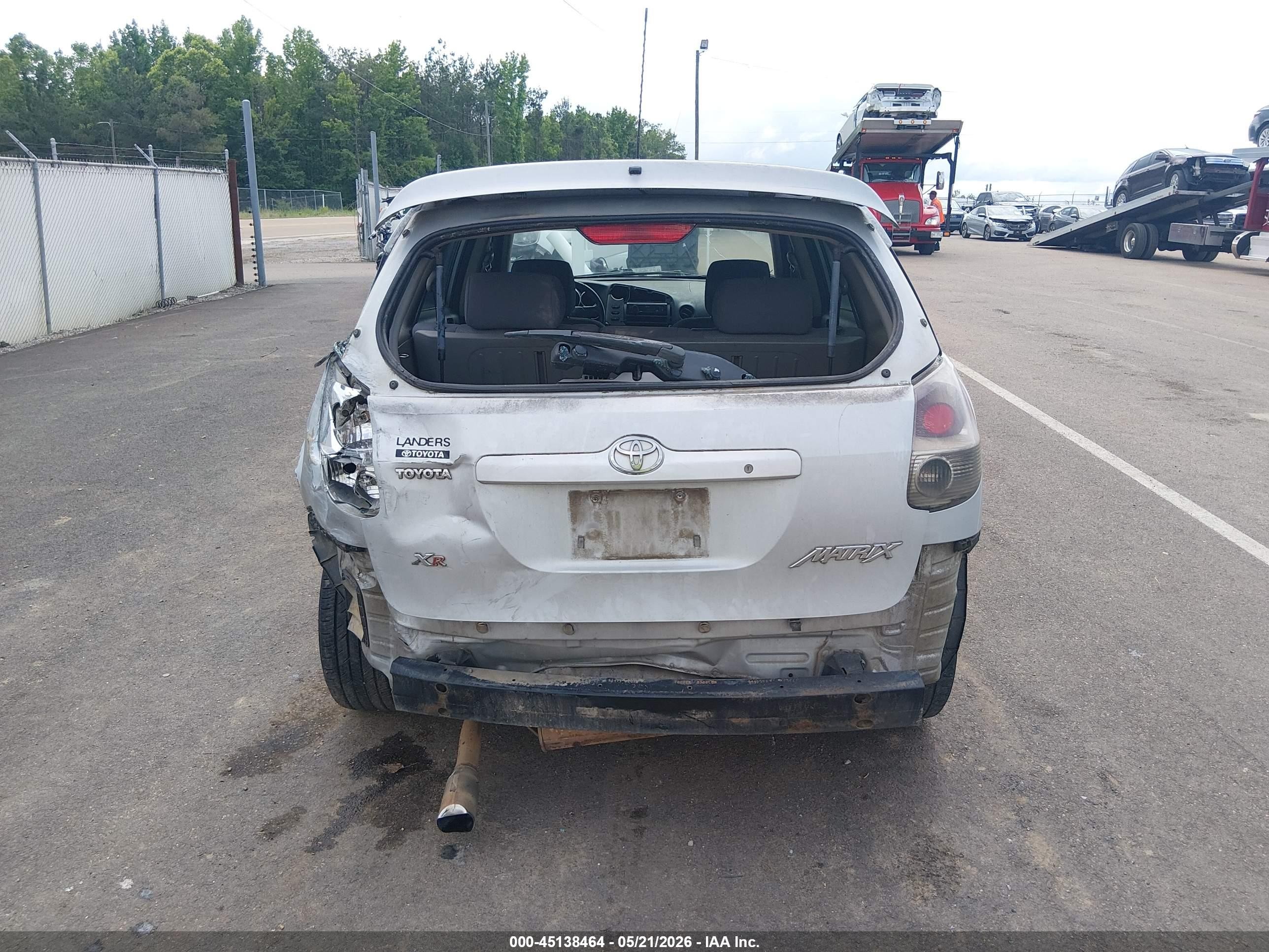 2005 Toyota Matrix Xr Silver vin: 2T1KR32E65C381696