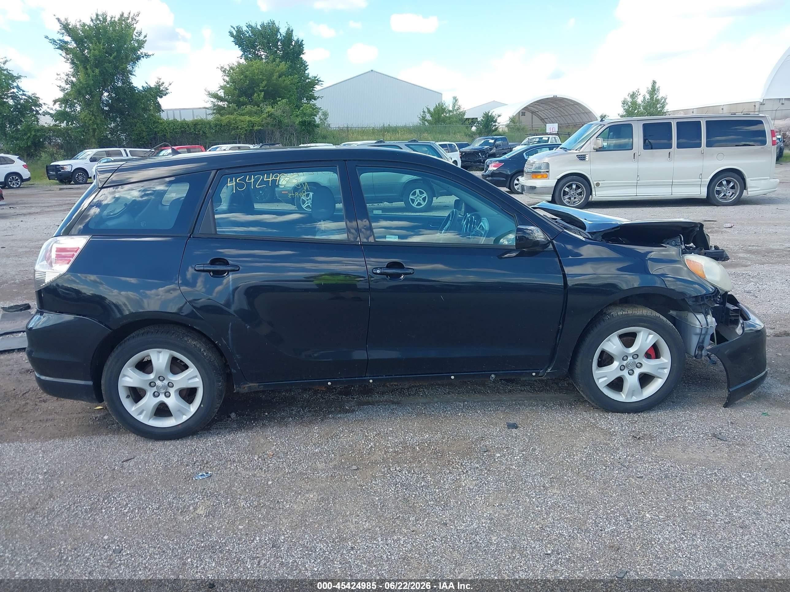 2005 Toyota Matrix Xr Black vin: 2T1KR32E65C387434