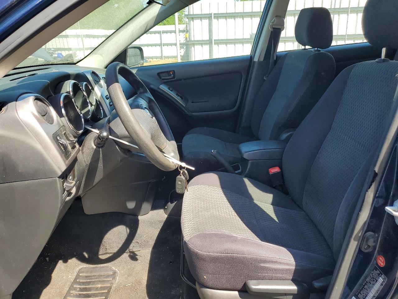 2006 Toyota Corolla Matrix Xr Blue vin: 2T1KR32E66C580748