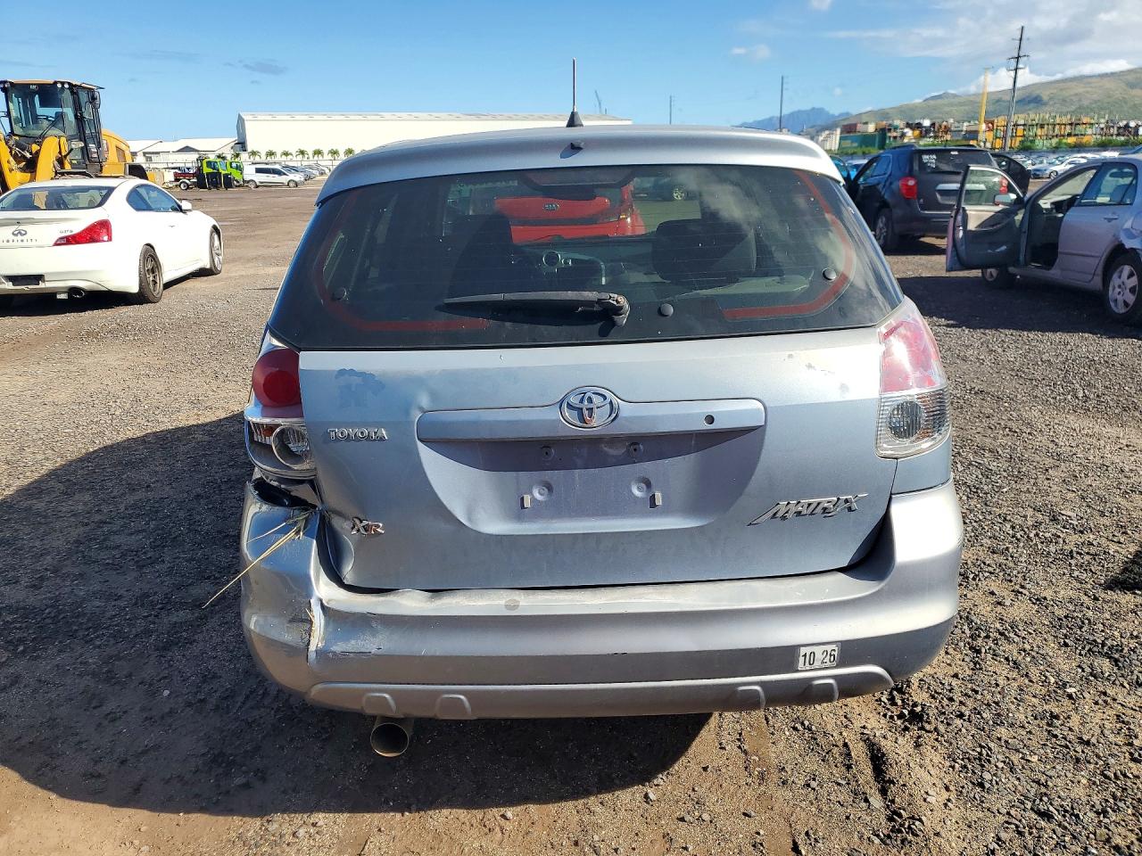 2006 Toyota Corolla Matrix Xr Blue vin: 2T1KR32E66C589949