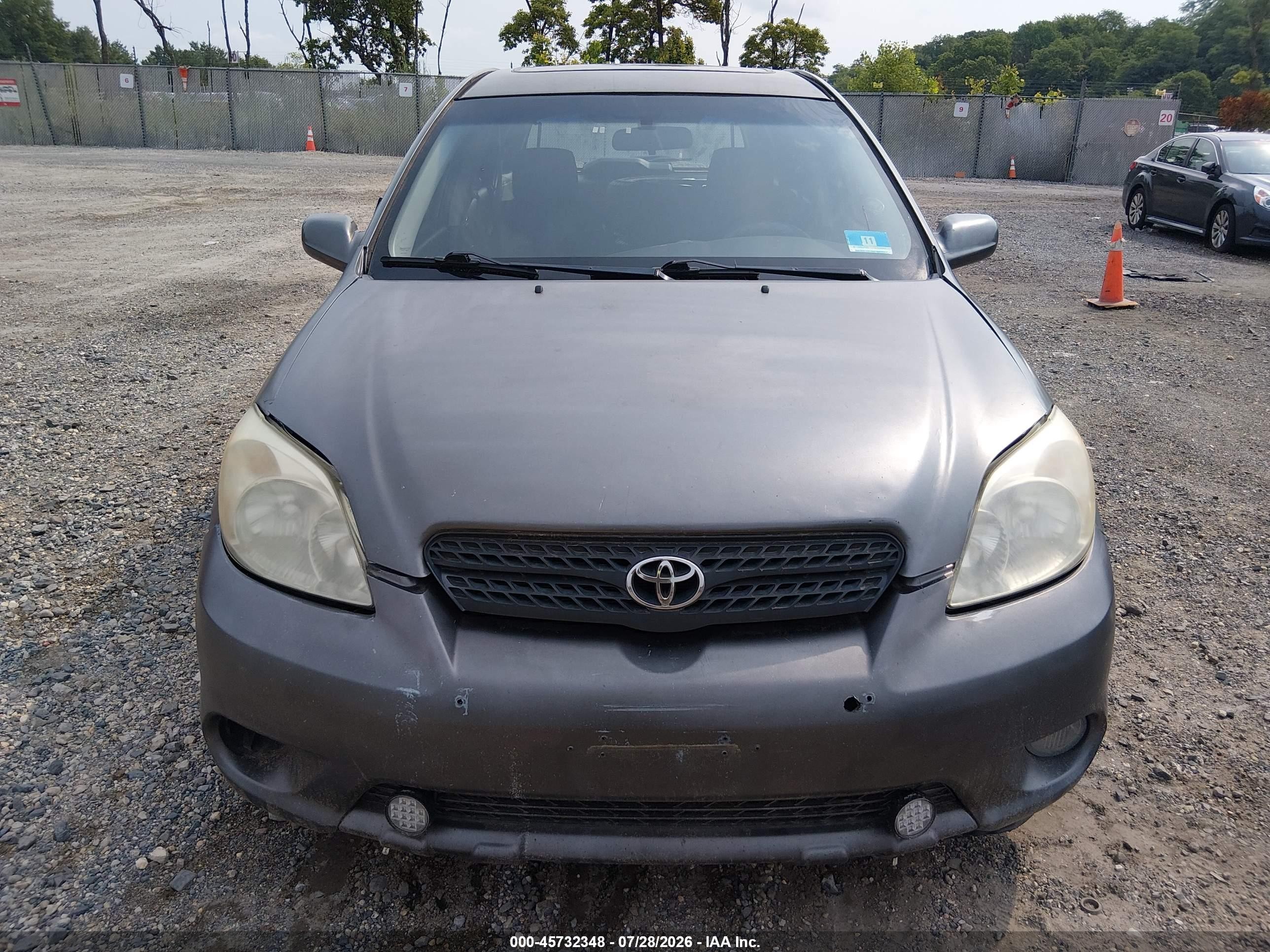2006 Toyota Matrix Xr Серый vin: 2T1KR32E66C602988