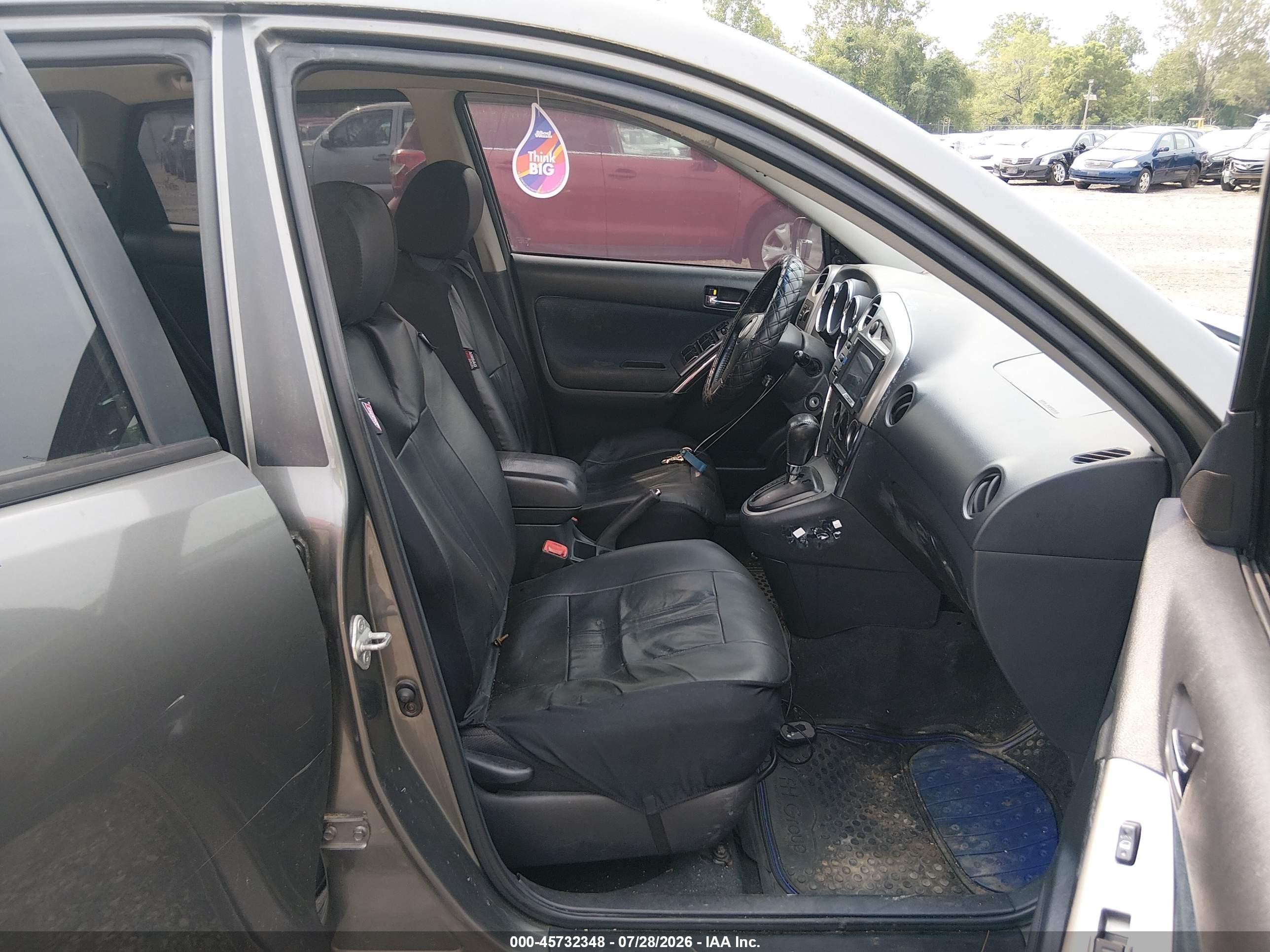 2006 Toyota Matrix Xr Серый vin: 2T1KR32E66C602988