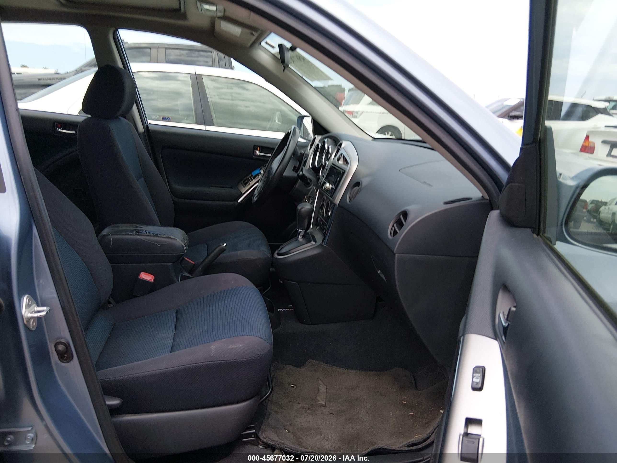 2006 Toyota Matrix Xr Light Blue vin: 2T1KR32E66C623405