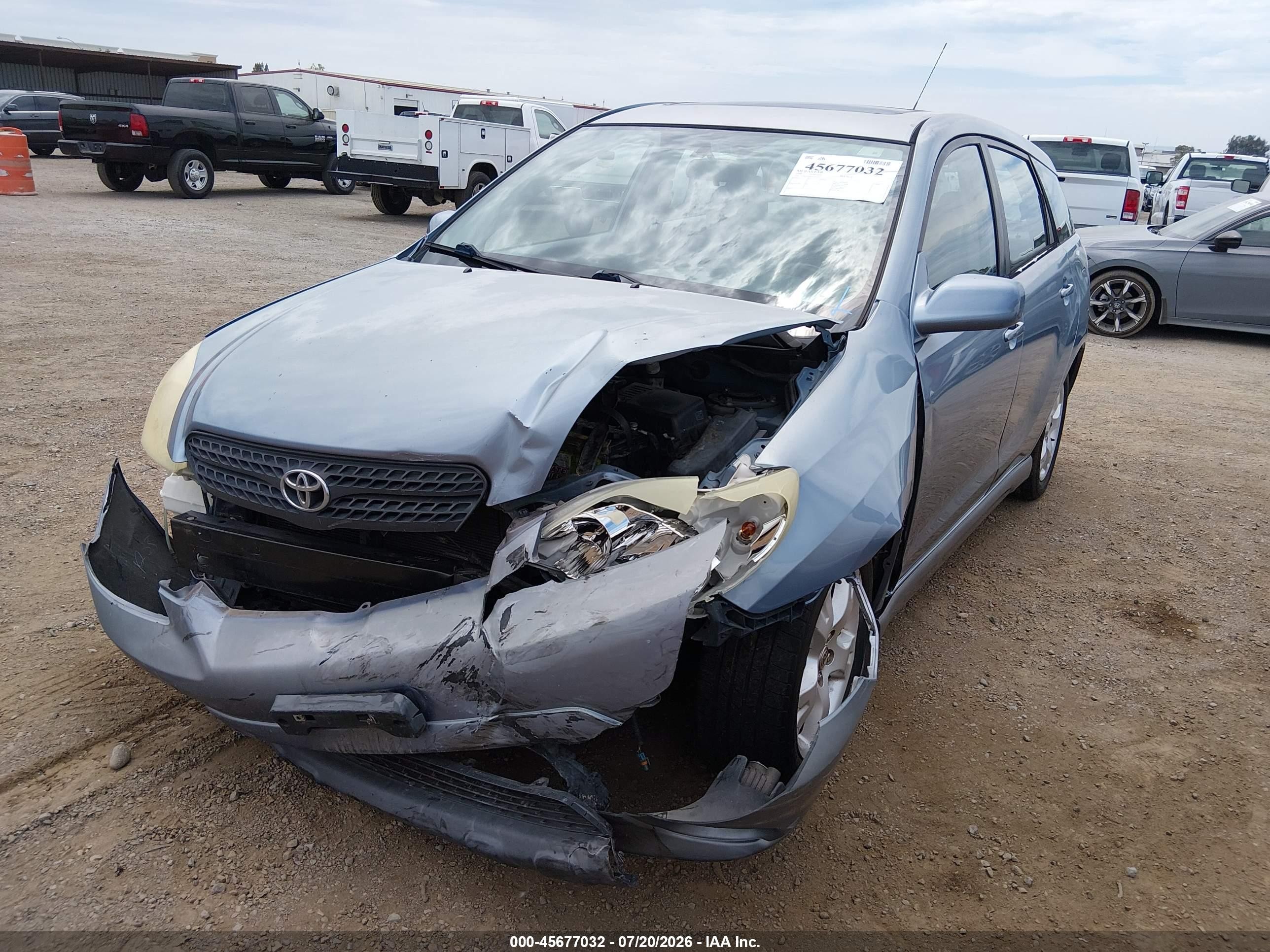 2006 Toyota Matrix Xr Light Blue vin: 2T1KR32E66C623405