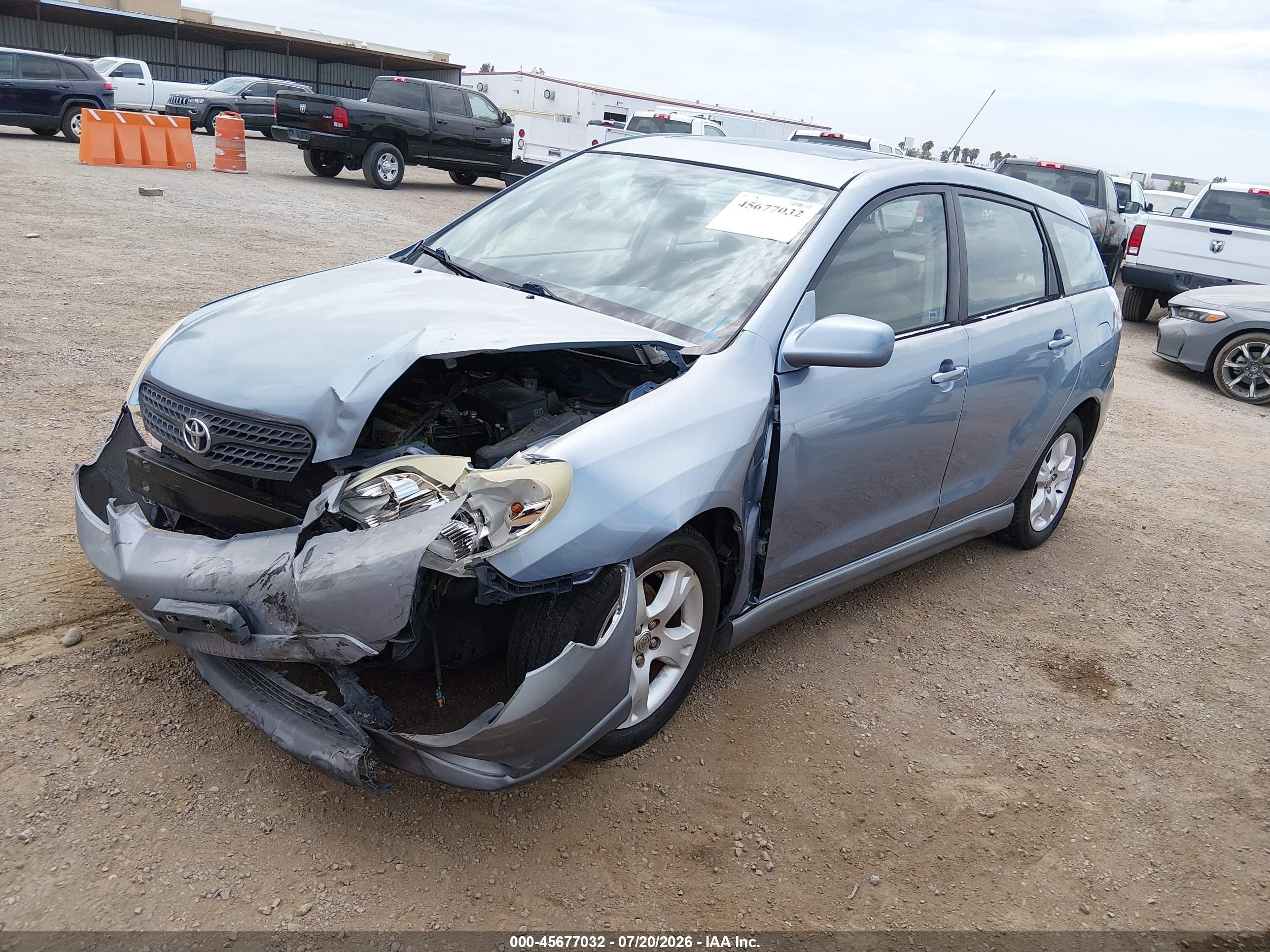 2006 Toyota Matrix Xr Light Blue vin: 2T1KR32E66C623405
