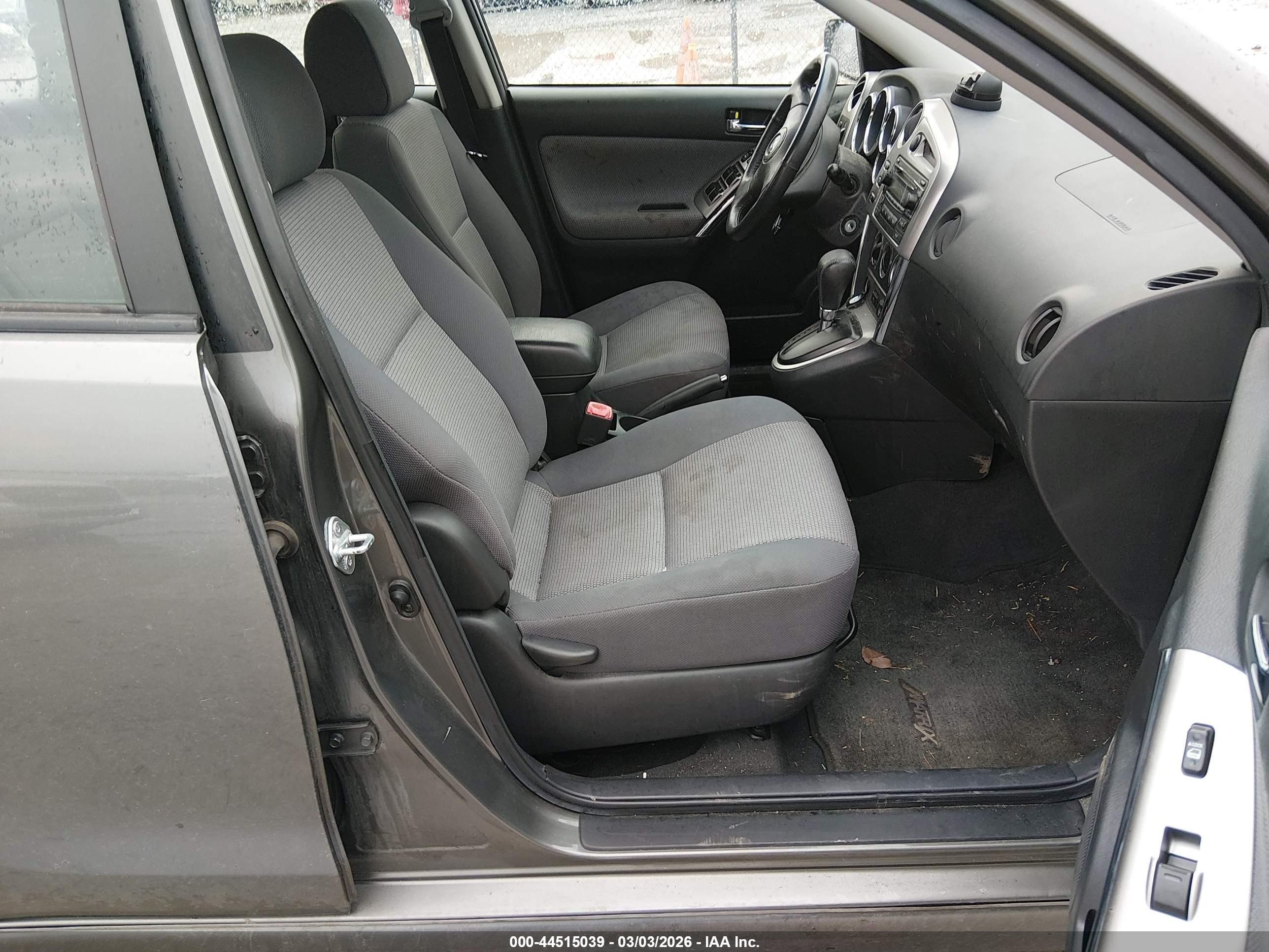 2006 Toyota Matrix Xr Серый vin: 2T1KR32E66C623436