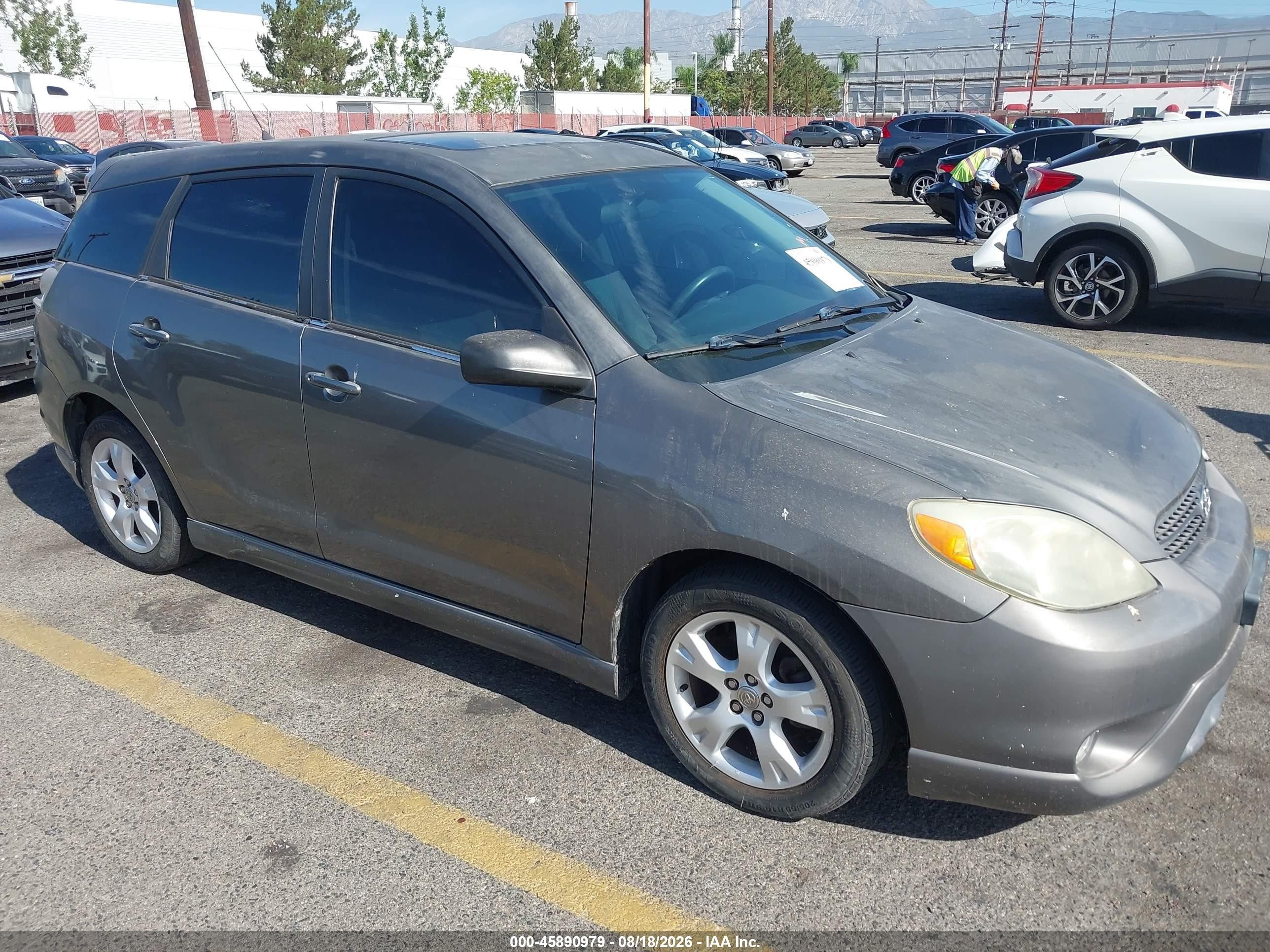 2007 Toyota Matrix Xr Gray vin: 2T1KR32E67C624720