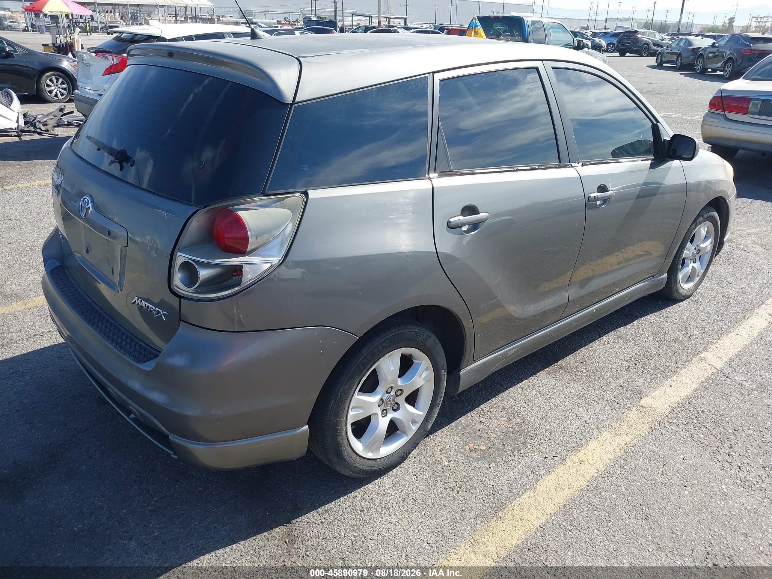2007 Toyota Matrix Xr Gray vin: 2T1KR32E67C624720