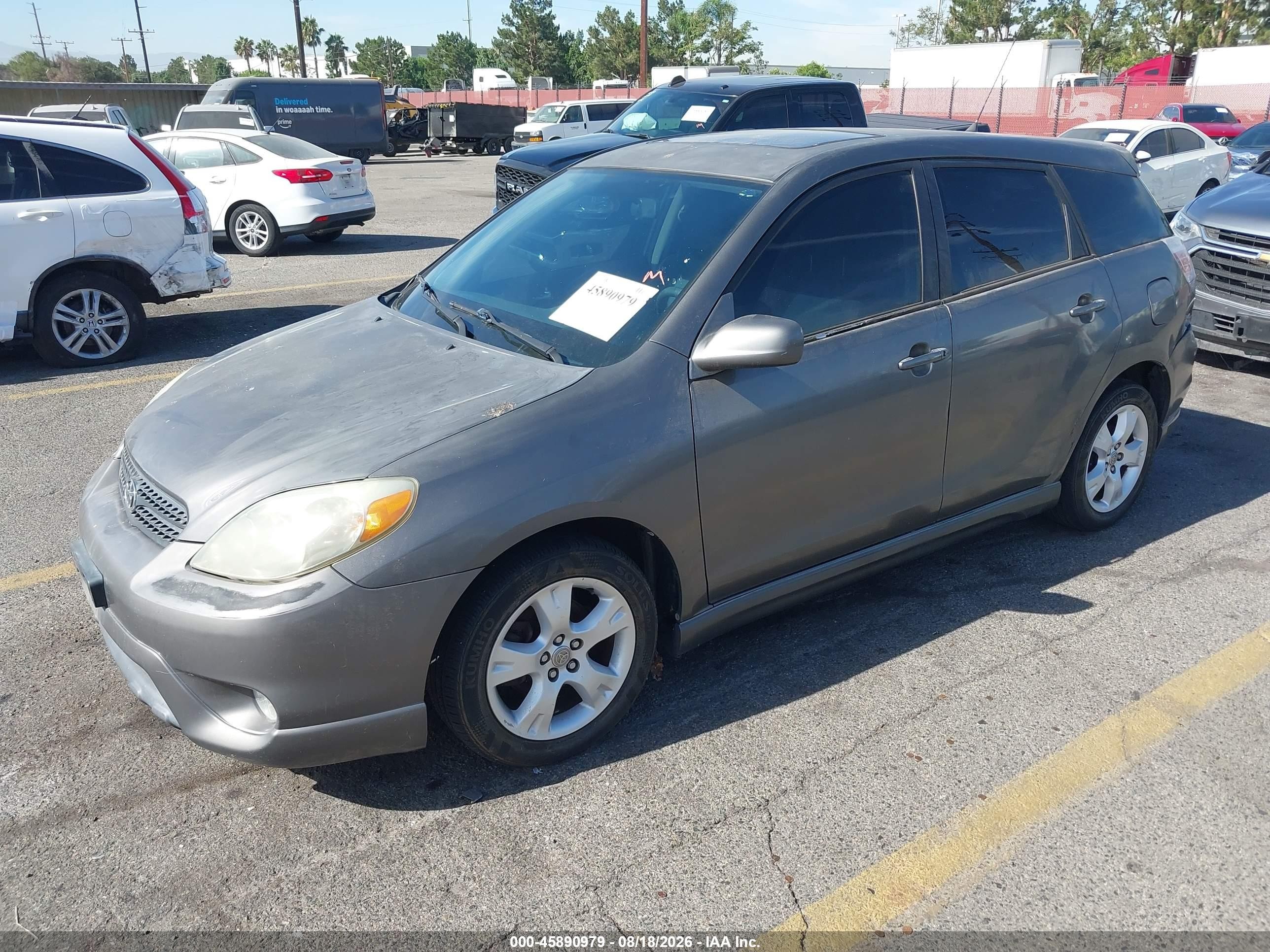 2007 Toyota Matrix Xr Gray vin: 2T1KR32E67C624720