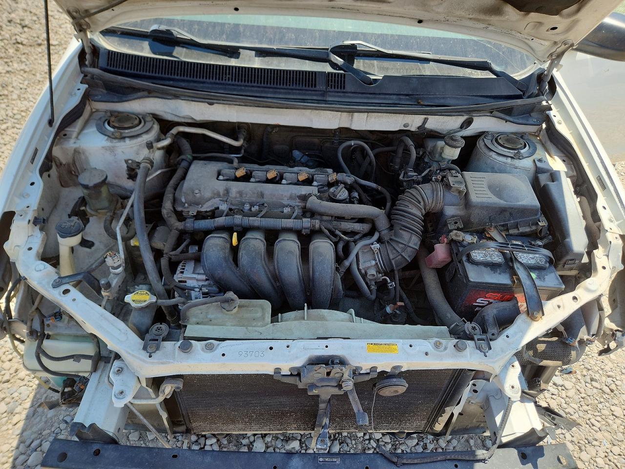 2007 Toyota Corolla Matrix Xr White vin: 2T1KR32E67C656132