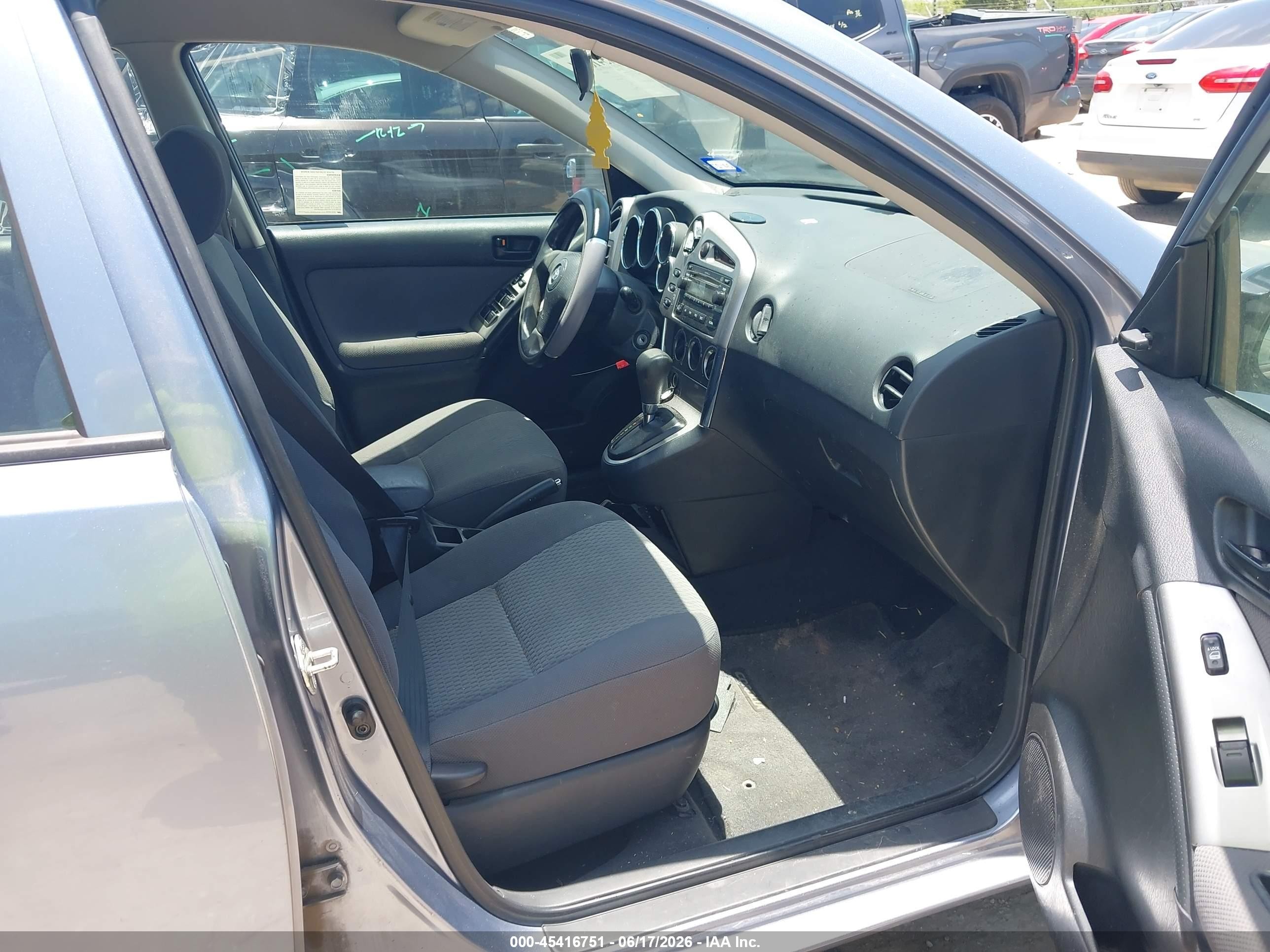 2008 Toyota Matrix Std Light Blue vin: 2T1KR32E68C689357