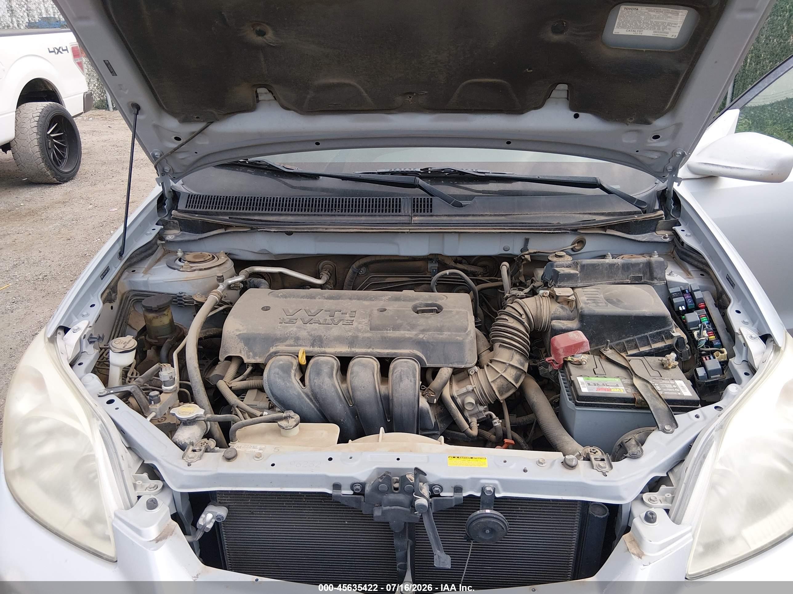 2008 Toyota Matrix Xr Черный vin: 2T1KR32E68C715195