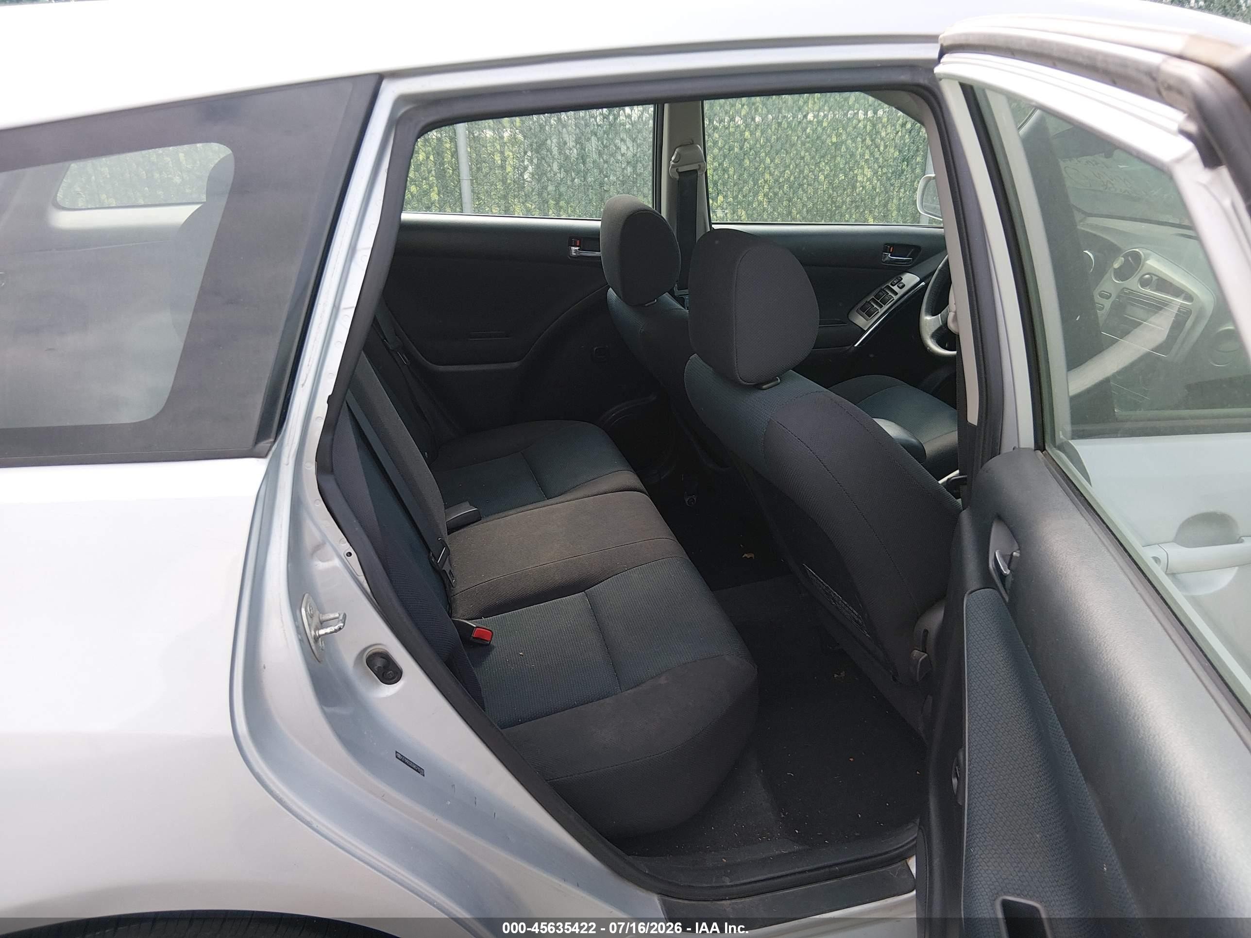 2008 Toyota Matrix Xr Черный vin: 2T1KR32E68C715195