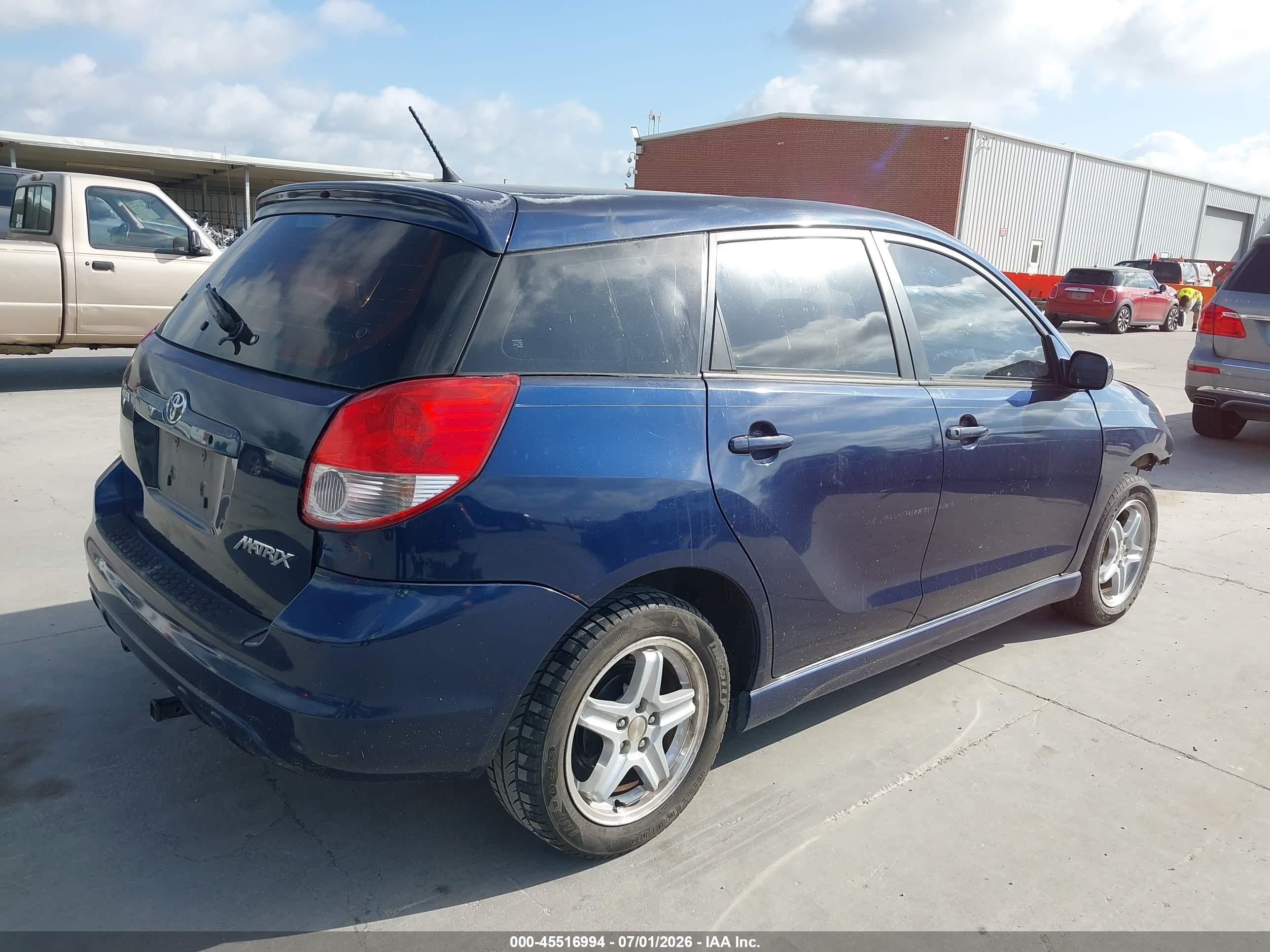 2003 Toyota Matrix Xr Blue vin: 2T1KR32E73C093361