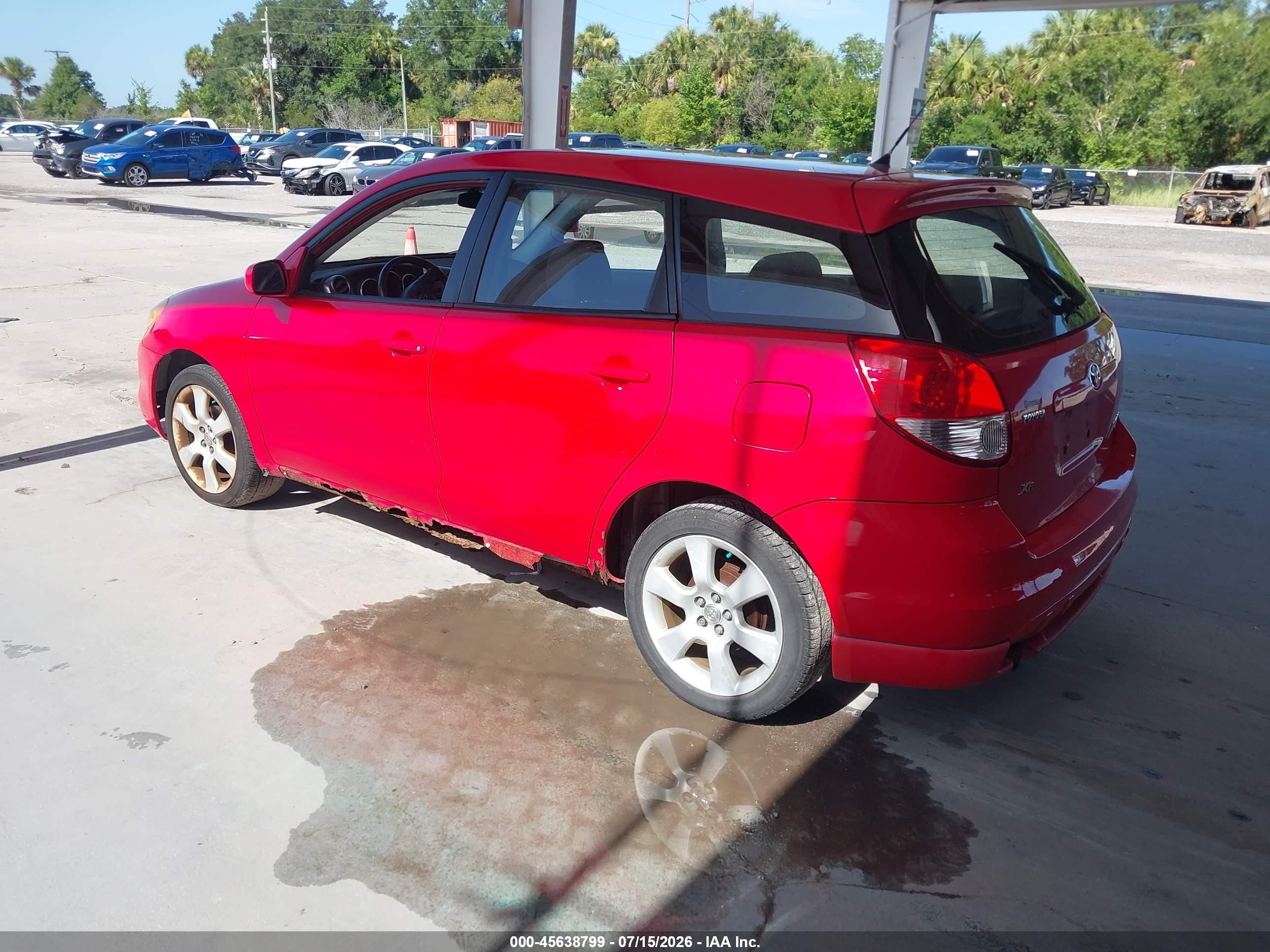 2003 Toyota Matrix Xr Красный vin: 2T1KR32E73C140226