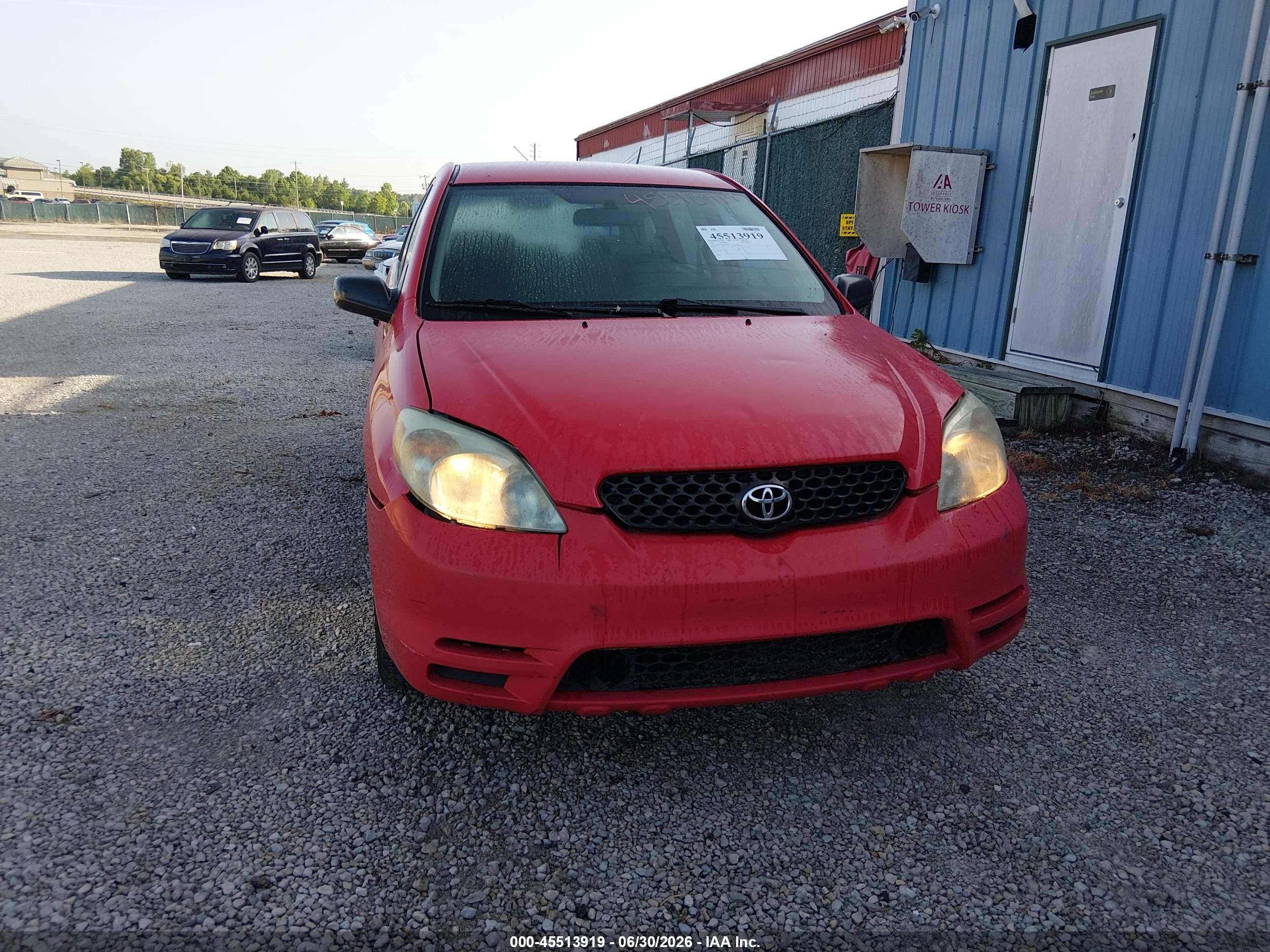 2004 Toyota Matrix Standard Red vin: 2T1KR32E74C202791