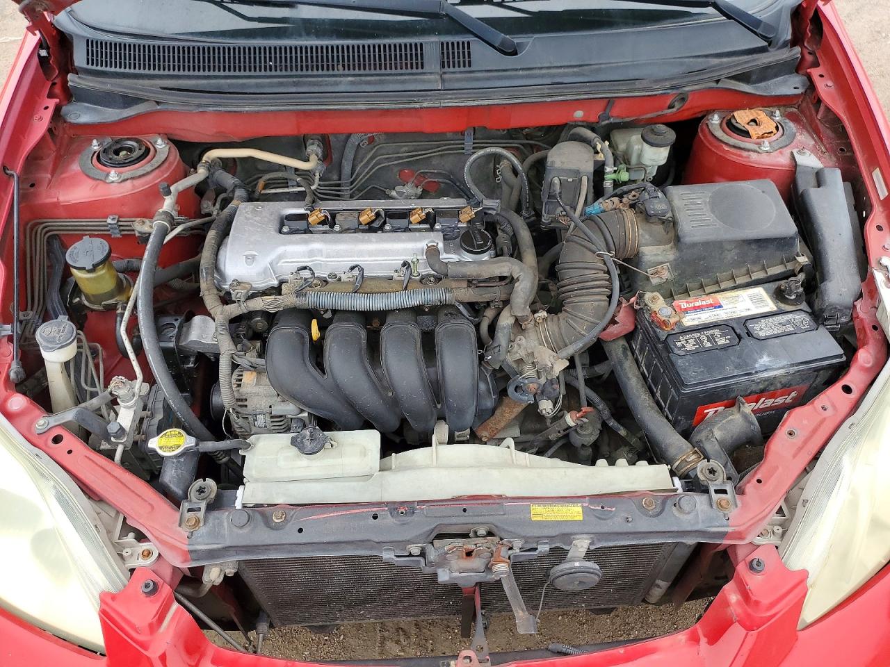 2004 Toyota Corolla Matrix Xr Red vin: 2T1KR32E74C227173