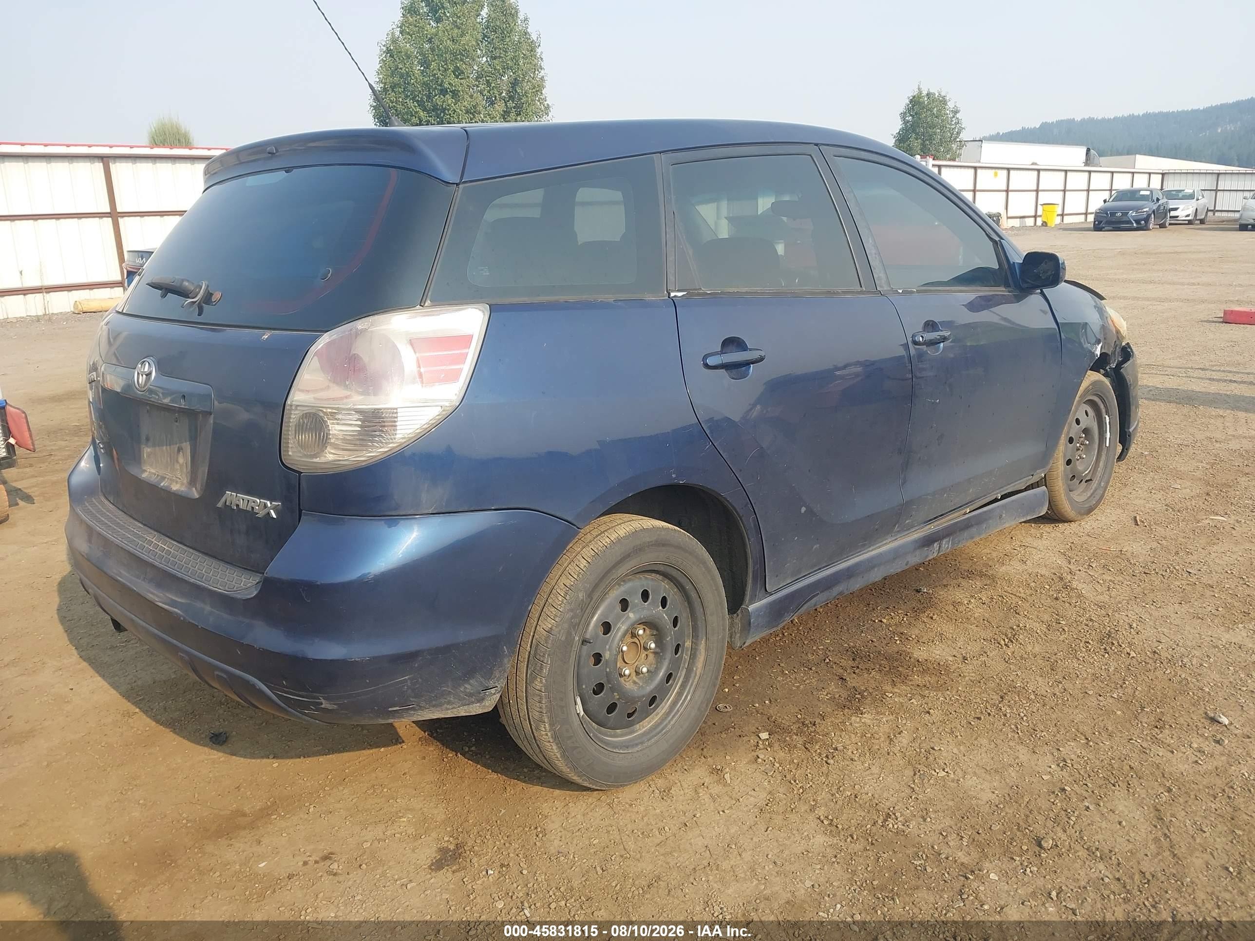 2005 Toyota Matrix Xr Dark Blue vin: 2T1KR32E75C367130