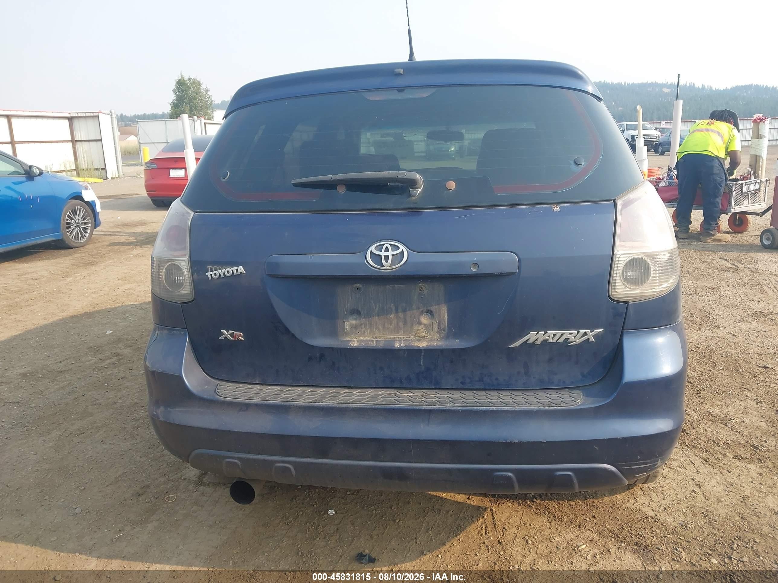 2005 Toyota Matrix Xr Dark Blue vin: 2T1KR32E75C367130