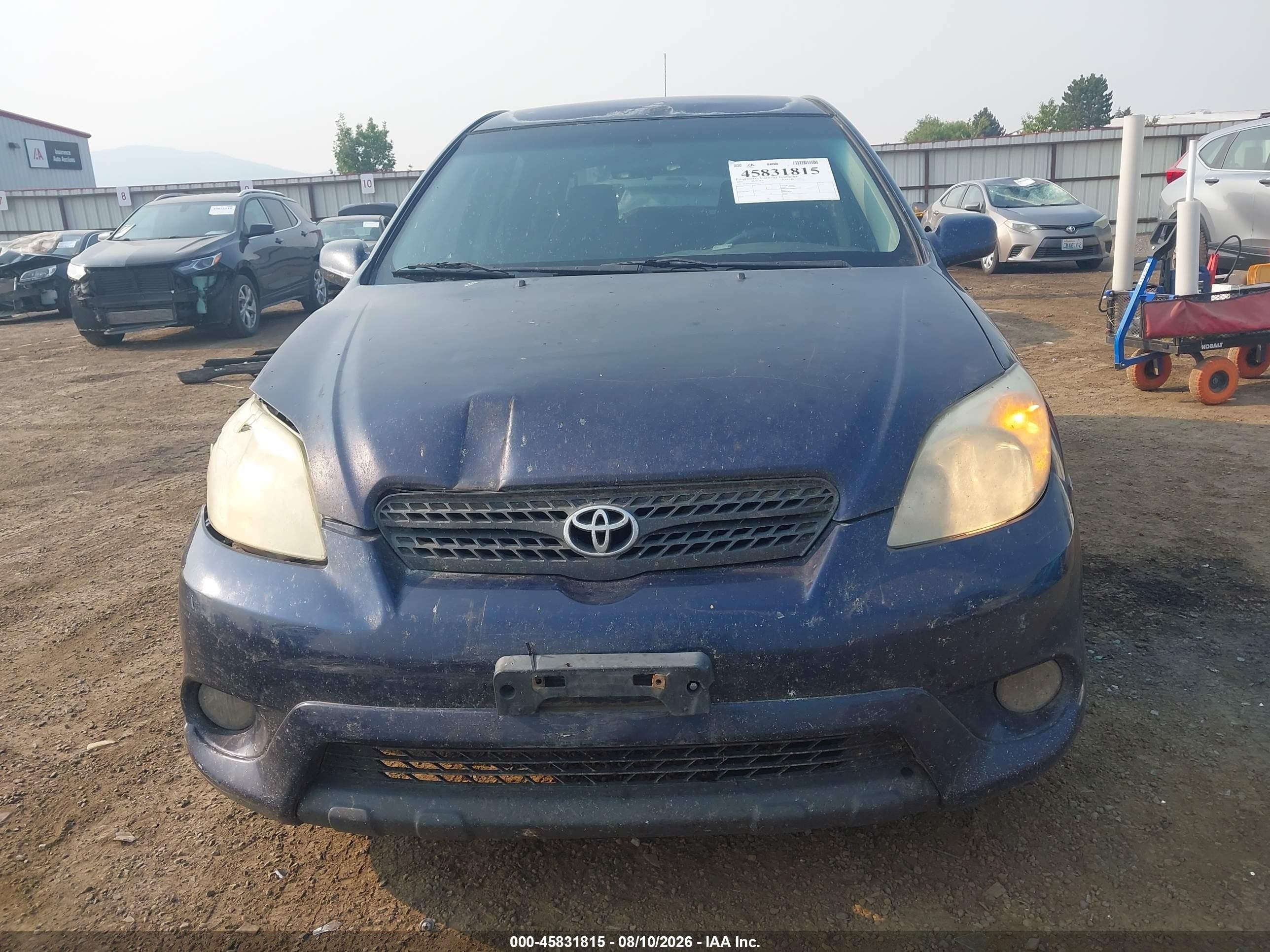 2005 Toyota Matrix Xr Dark Blue vin: 2T1KR32E75C367130