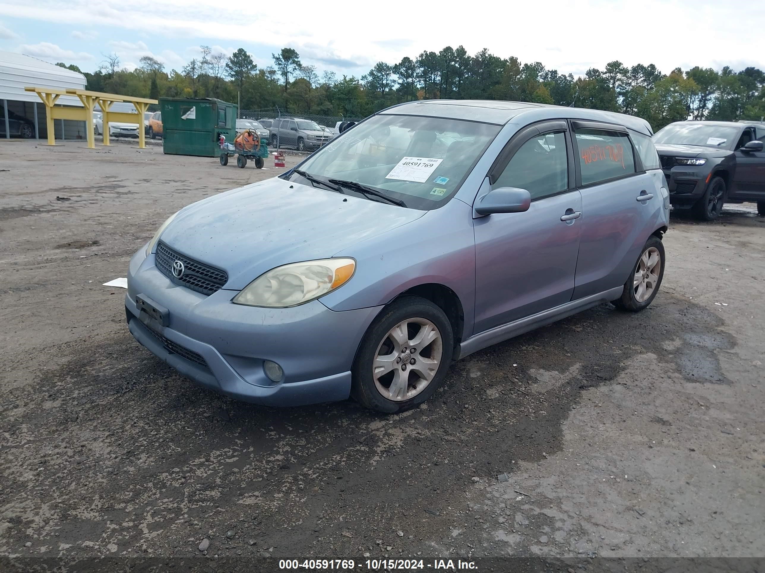 2005 Toyota Matrix Xr Gray vin: 2T1KR32E75C425785