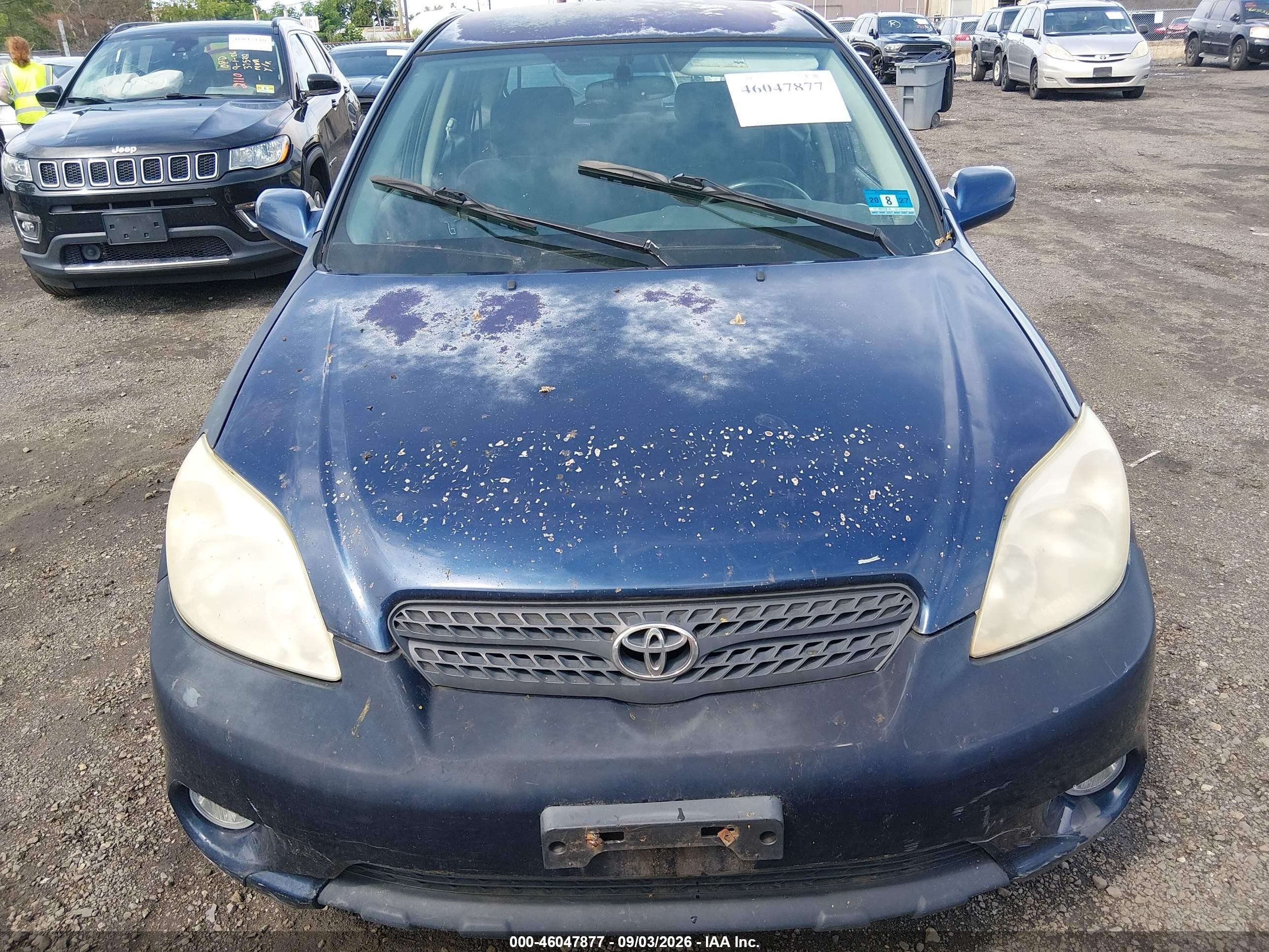 2005 Toyota Matrix Xr Blue vin: 2T1KR32E75C501957