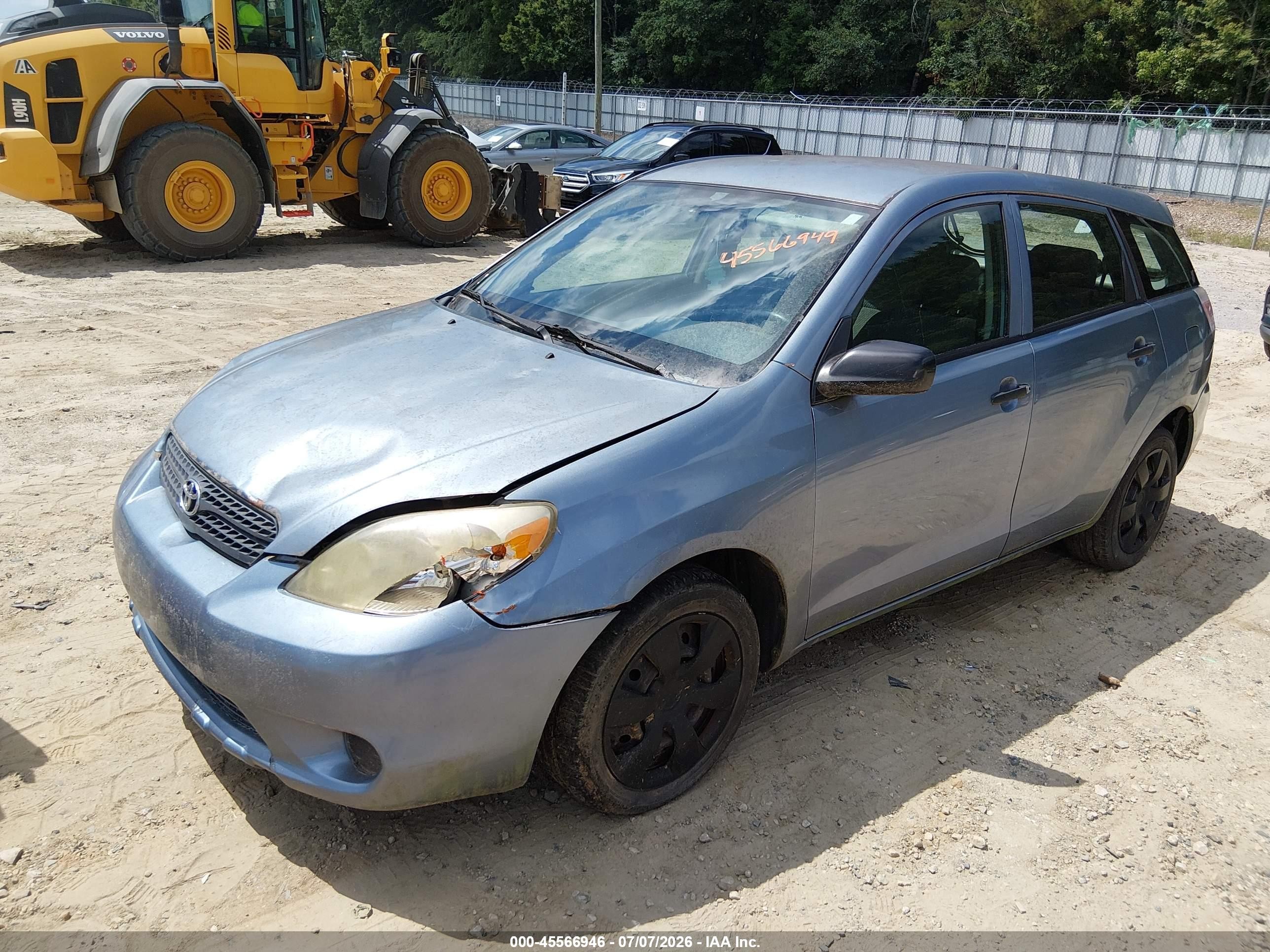 2006 Toyota Matrix   Light Blue vin: 2T1KR32E76C566079