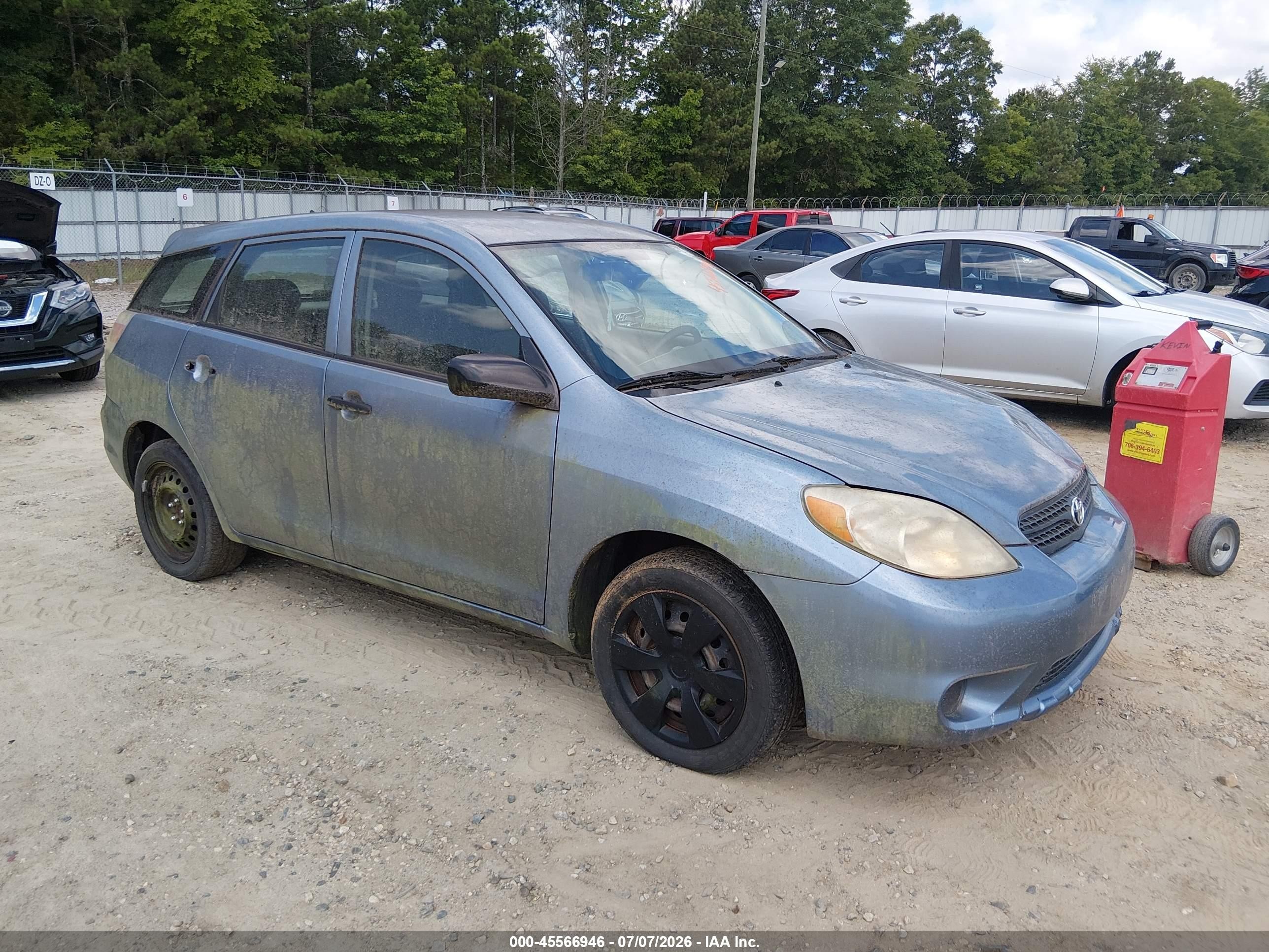 2006 Toyota Matrix   Light Blue vin: 2T1KR32E76C566079