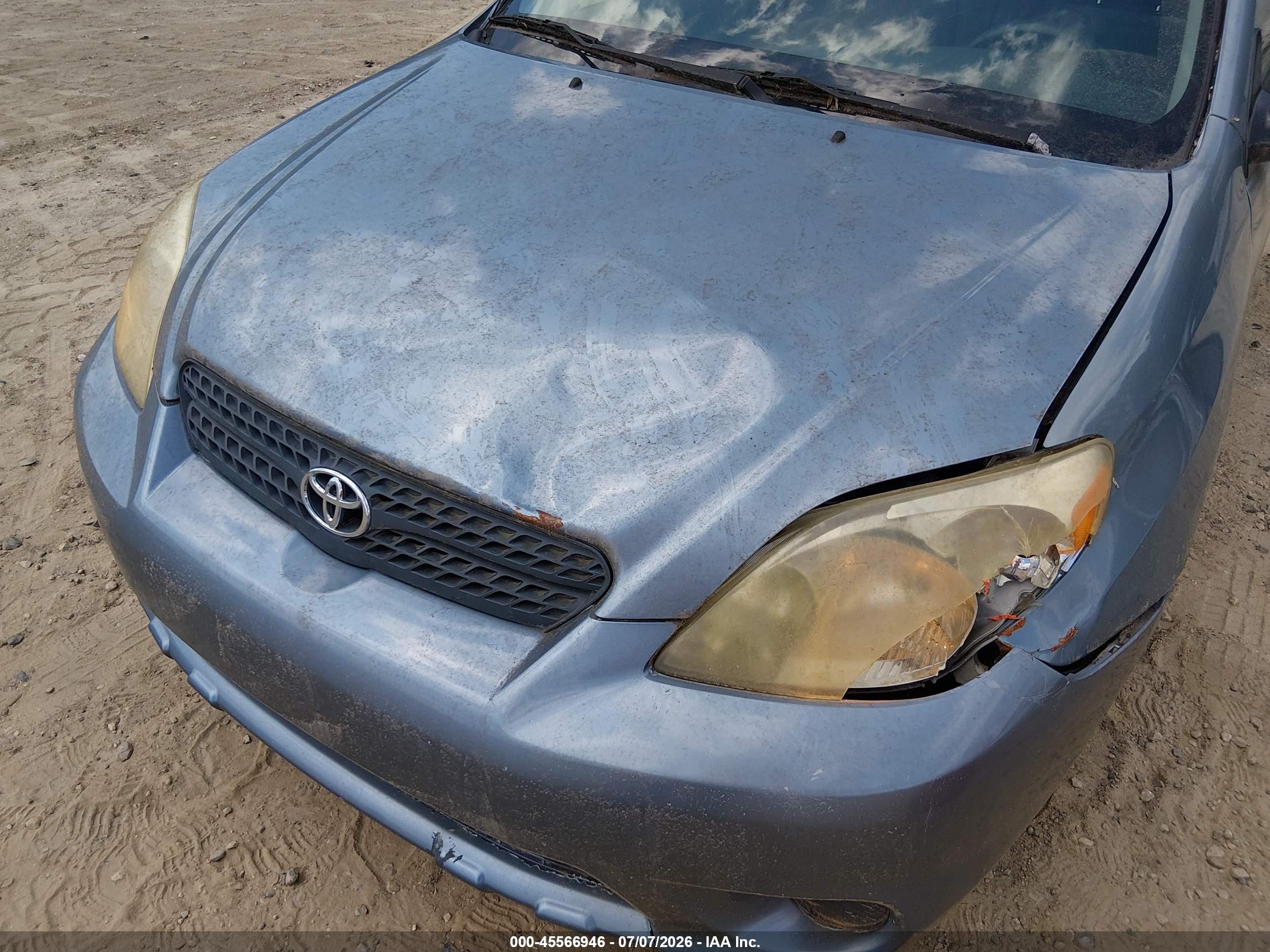 2006 Toyota Matrix   Light Blue vin: 2T1KR32E76C566079