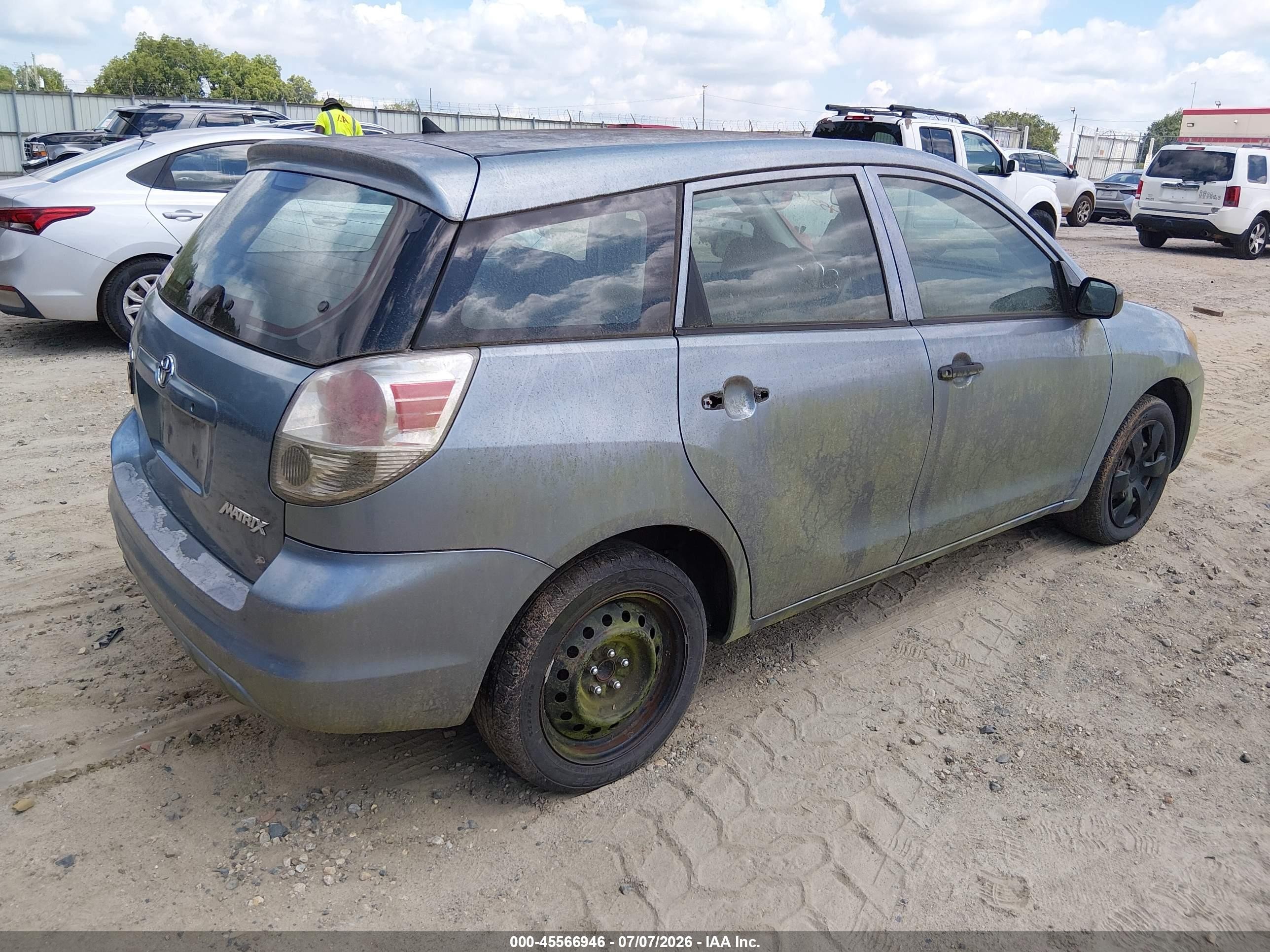 2006 Toyota Matrix   Light Blue vin: 2T1KR32E76C566079