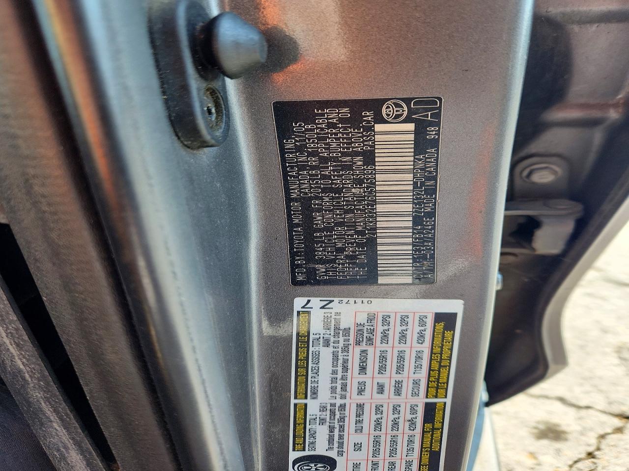 2006 Toyota Corolla Matrix Xr Серебряный vin: 2T1KR32E76C575896