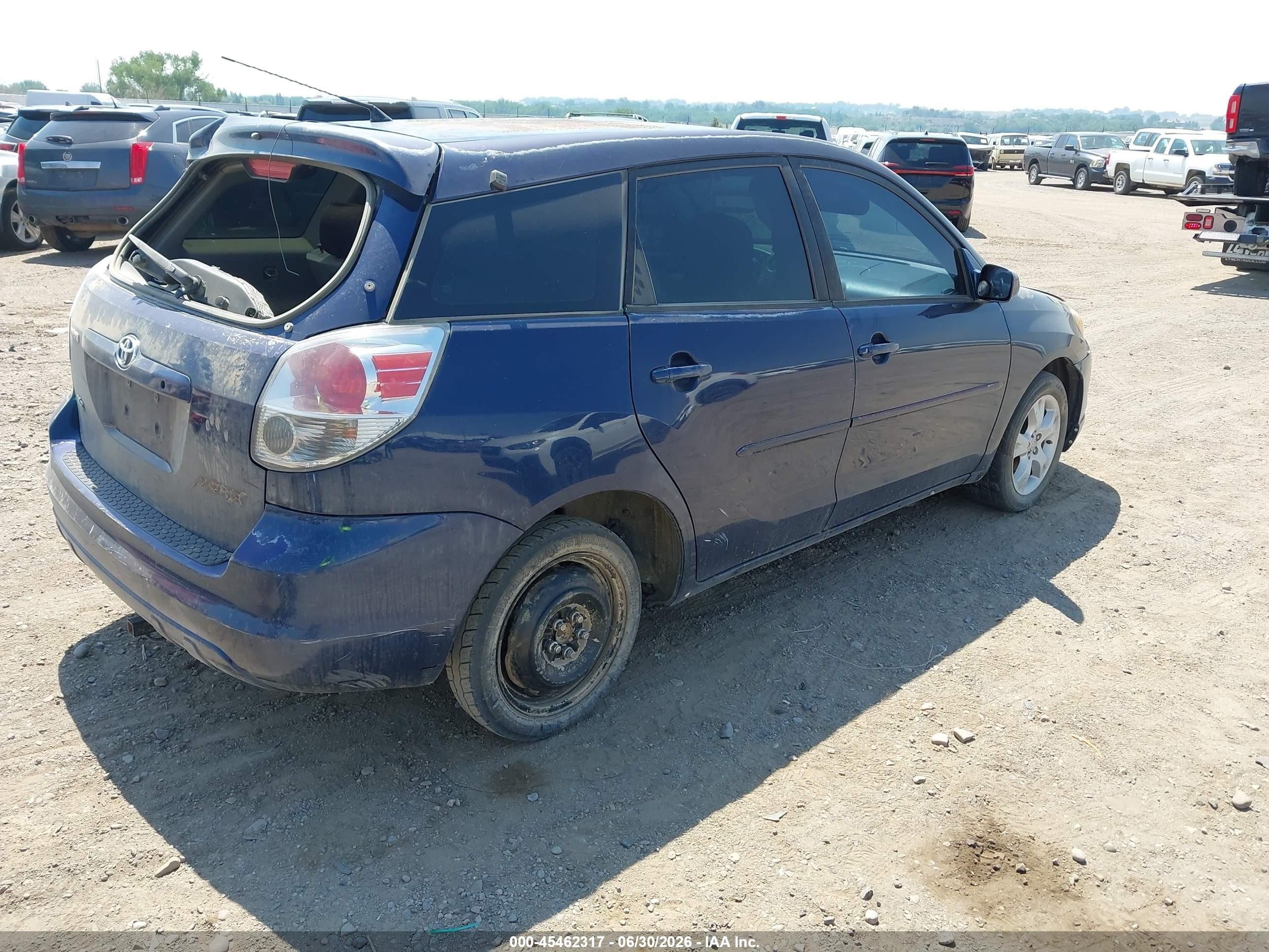 2006 Toyota Matrix Xr Blue vin: 2T1KR32E76C589670