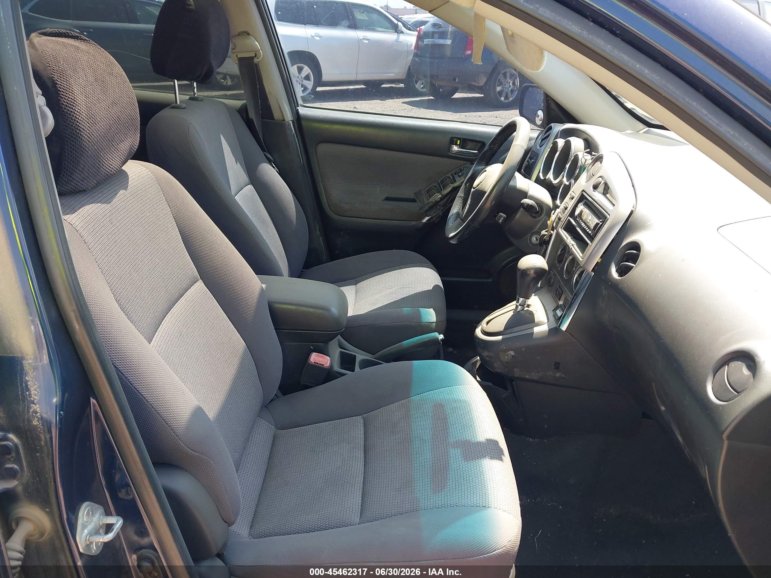 2006 Toyota Matrix Xr Blue vin: 2T1KR32E76C589670