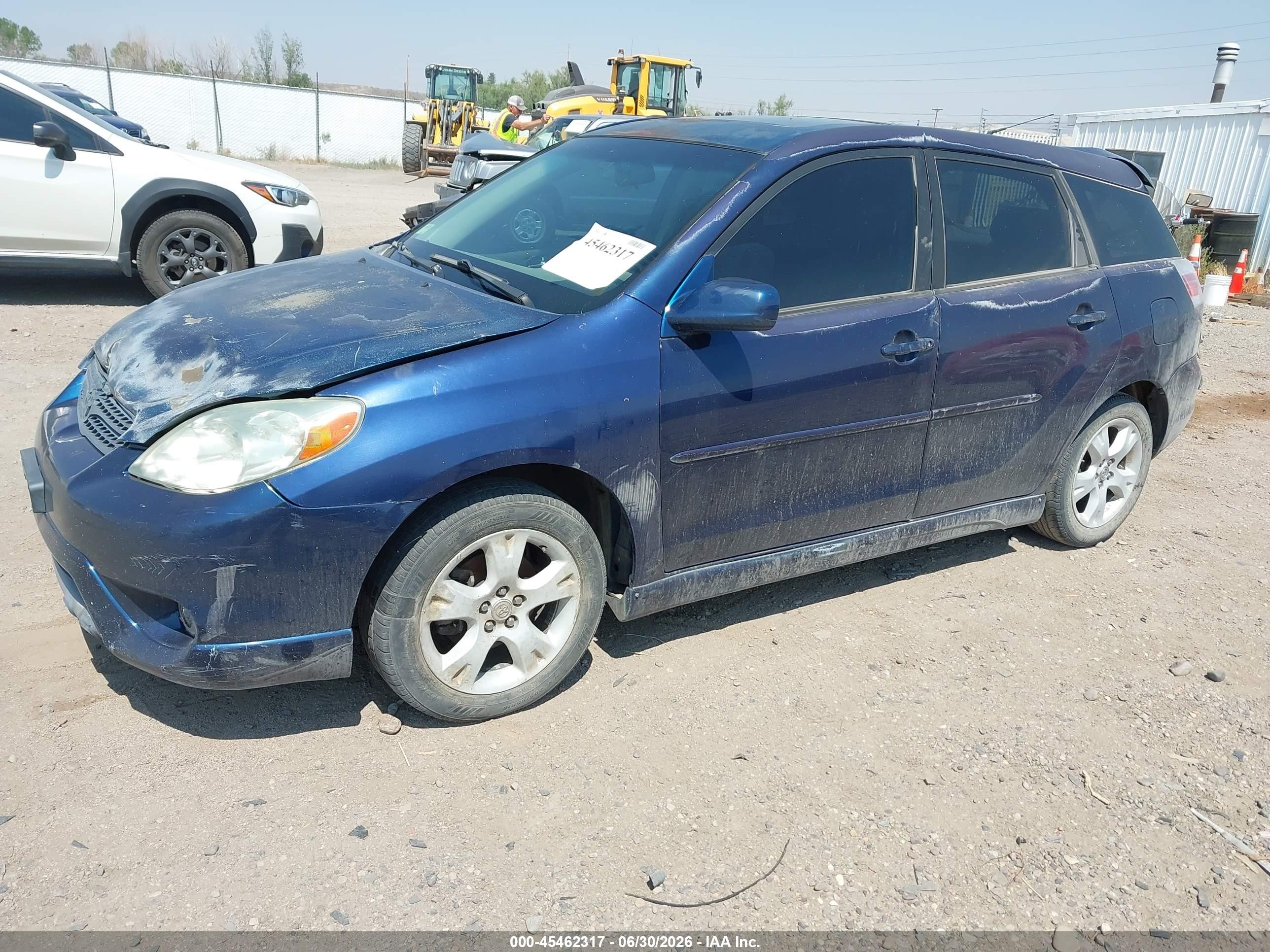 2006 Toyota Matrix Xr Blue vin: 2T1KR32E76C589670